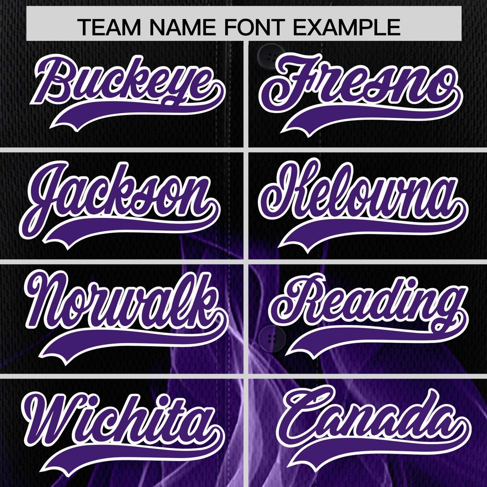 Custom Black Purple White Flame Graffiti Pattern Personalization Baseball Jersey| KXKSHOP