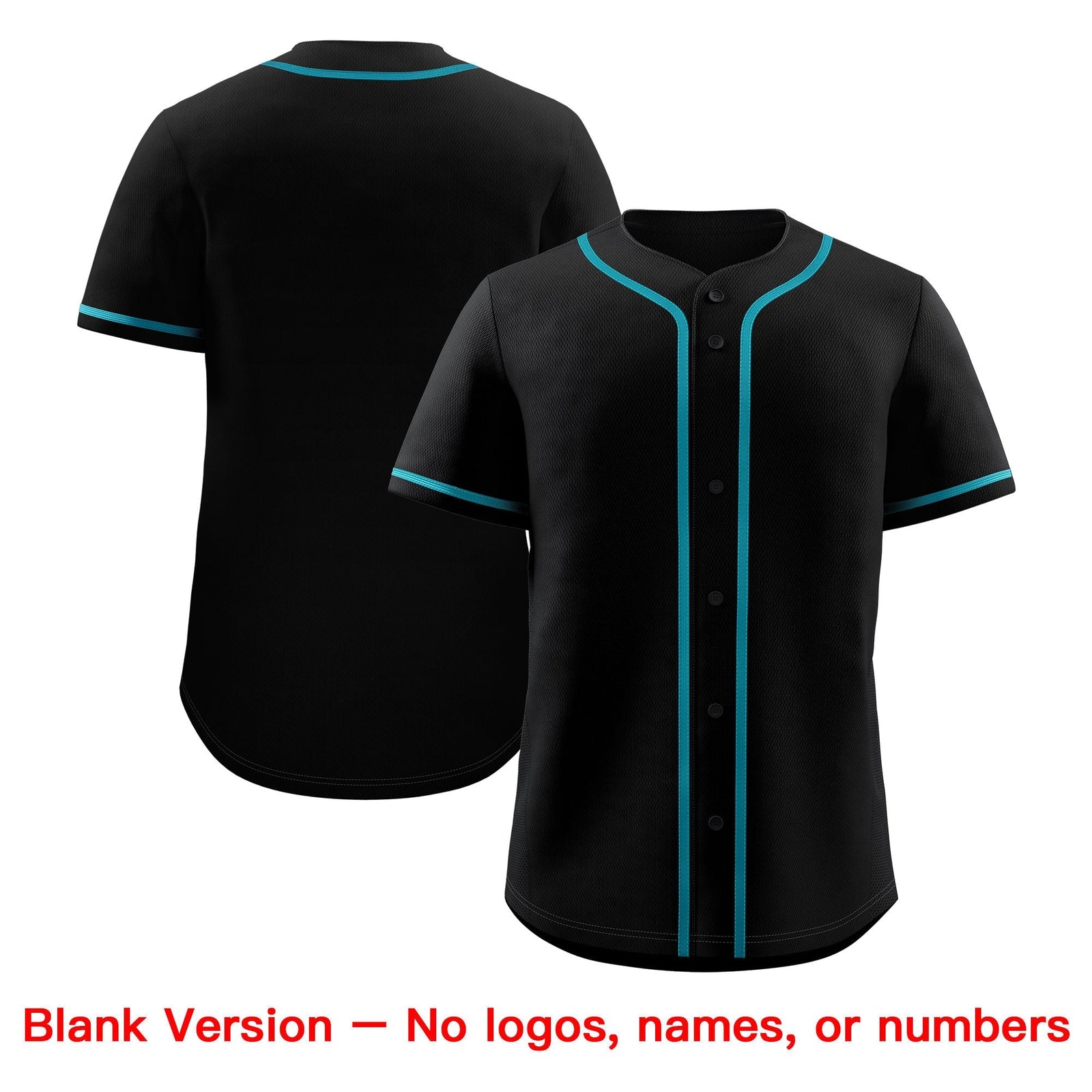 Custom Black Teal Classic Style Stitched Sports Uniform Personalized For Teams Baseball Jersey| KXKSHOP