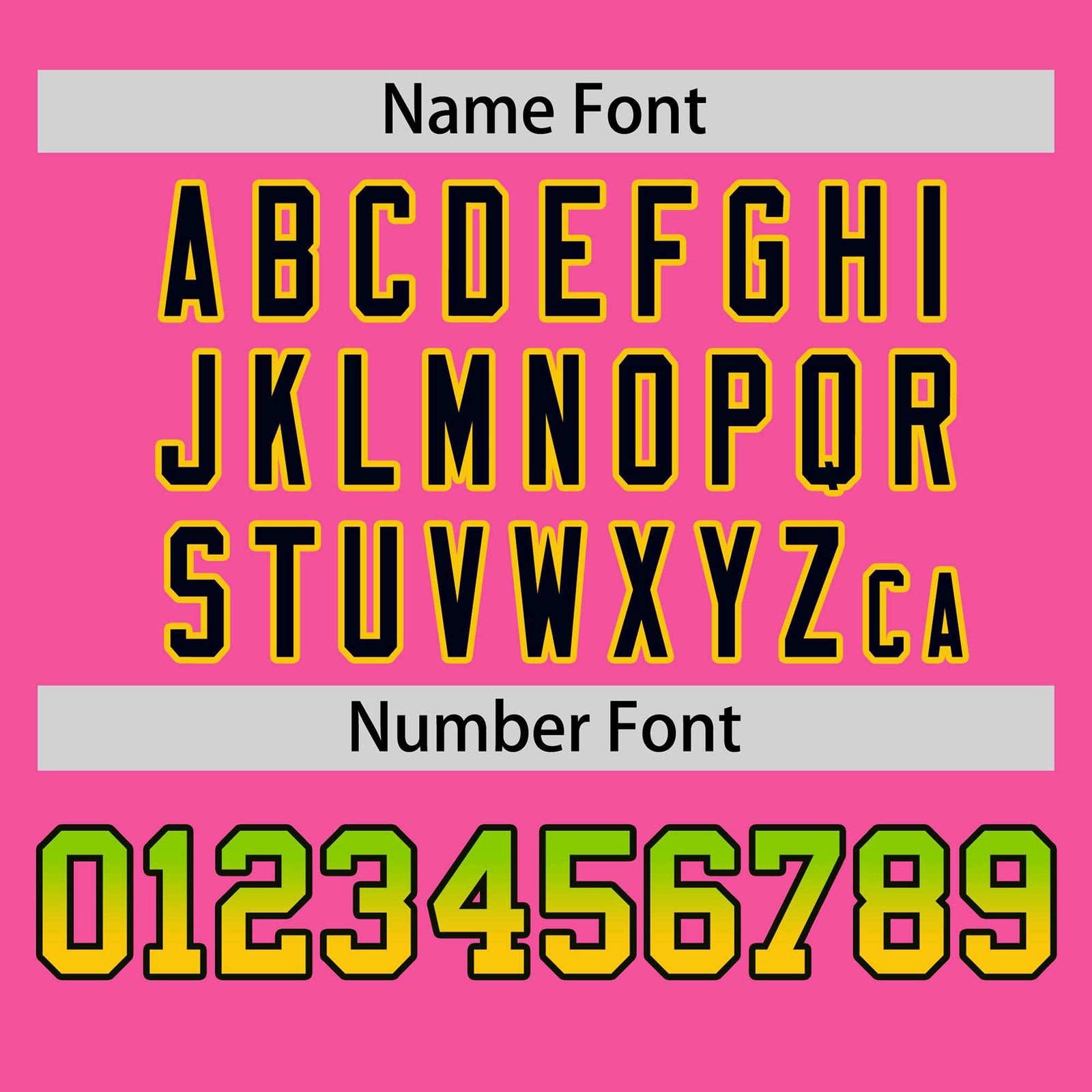 Custom Pink Neon Green-Gold Personalized Gradient Font And Side Design Authentic Baseball Jersey