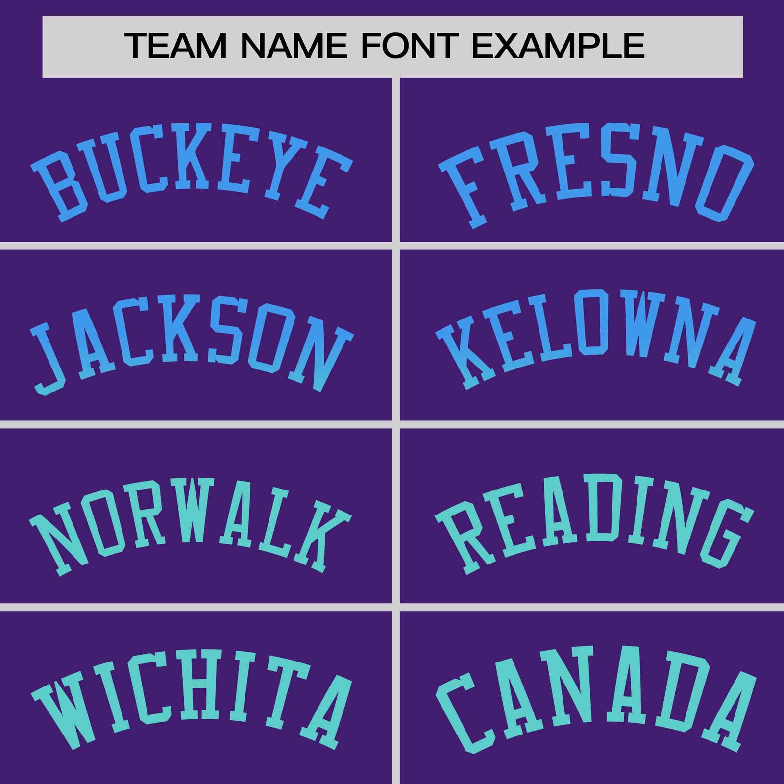 Custom Purple Powder Blue-Lt Green Personalized Gradient Font And Side Design Authentic Baseball Jersey