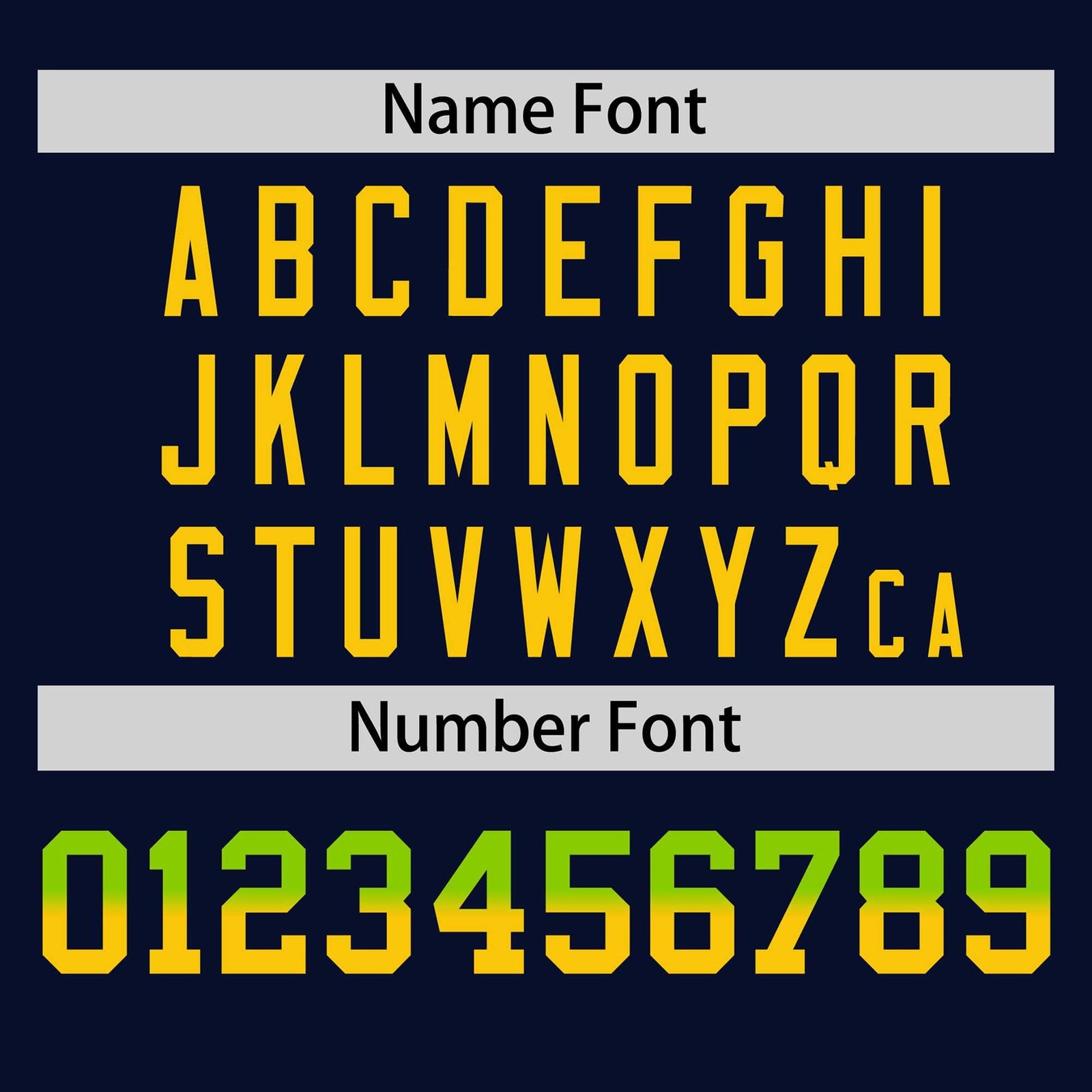 Custom Navy Neon Green-Gold Personalized Gradient Font And Side Design Authentic Baseball Jersey