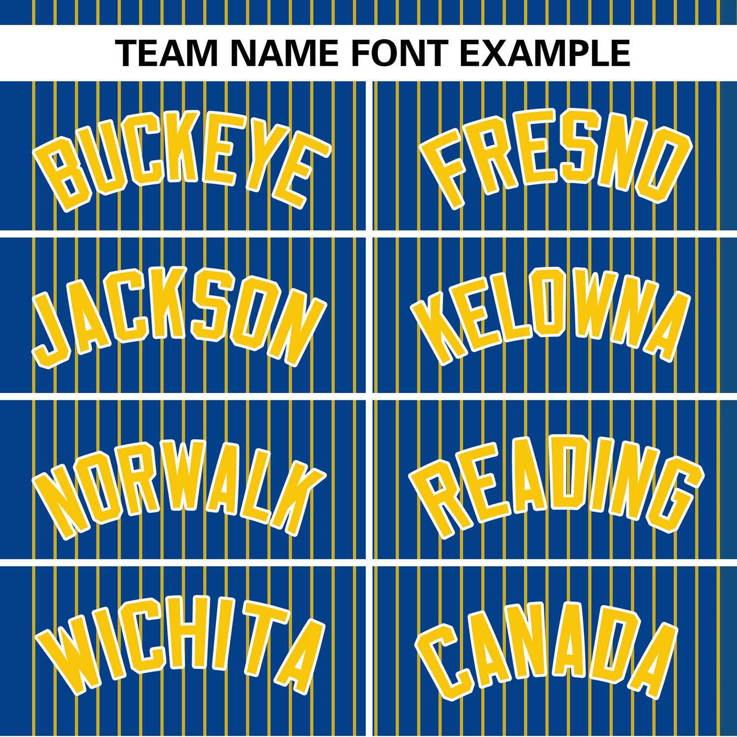 Custom Royal Gold Stripe Fashion Authentic Two-Button Baseball Jersey