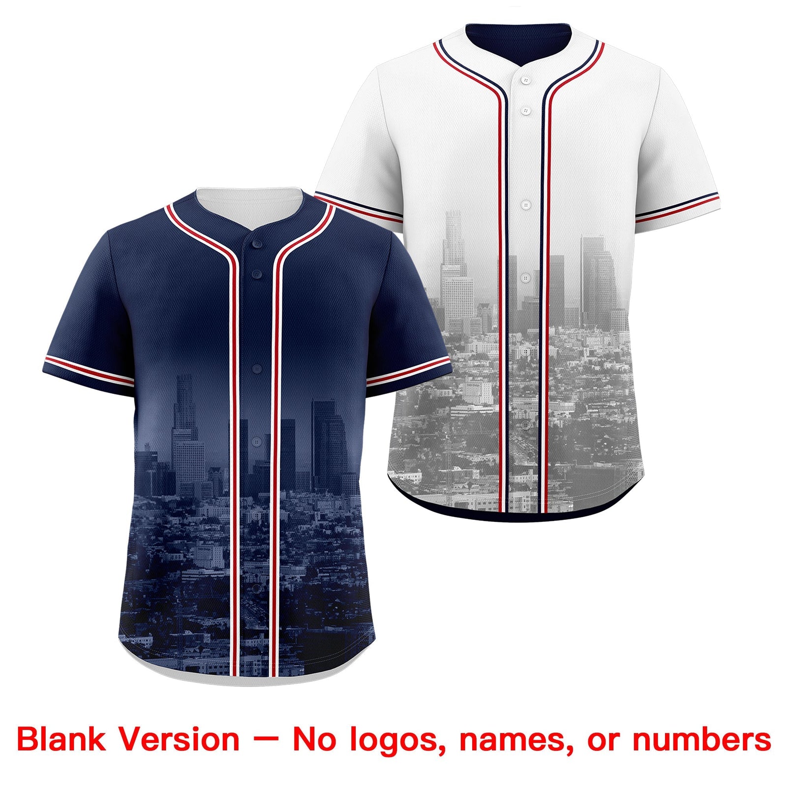 Custom Navy Red White Reversible City Edition Graffiti Pattern Breathable Baseball Jersey| KXKSHOP