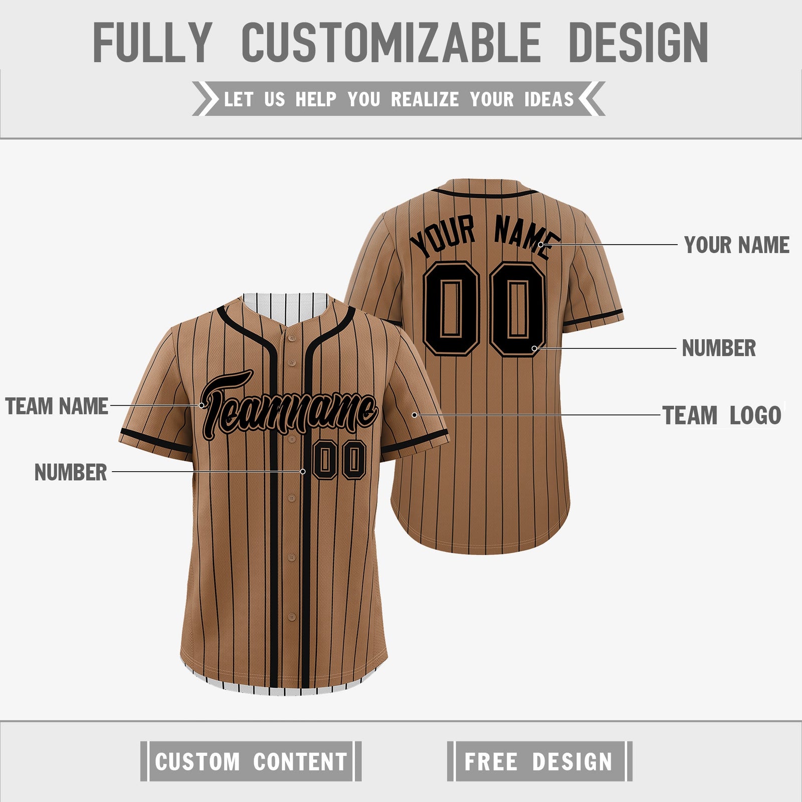 Custom White Black Reversible Stripe Fashion Lightweight Baseball Jersey| KXKSHOP