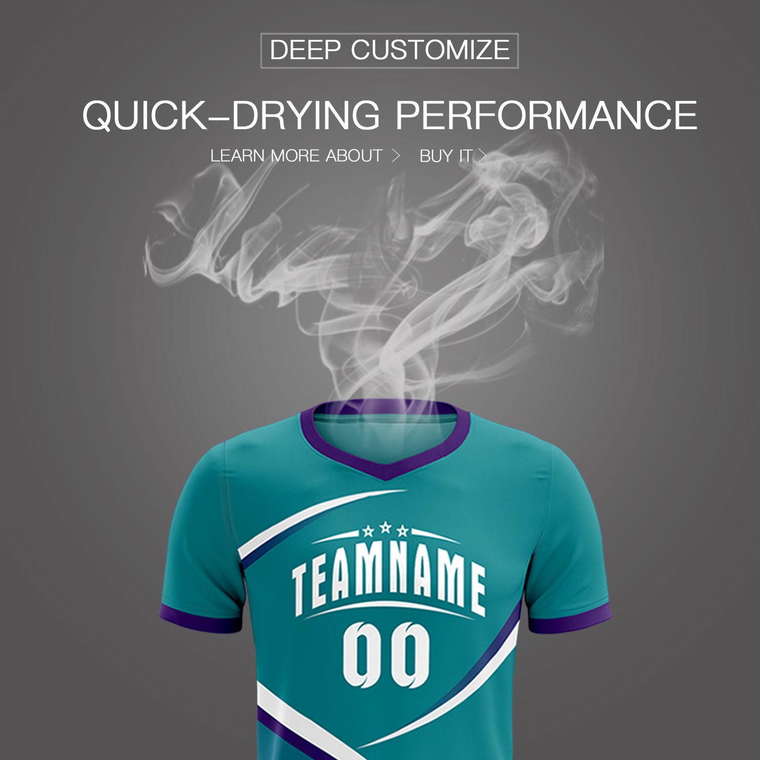 Custom Aqua Purple Color Block Training Uniform For Men Soccer Sets Jersey