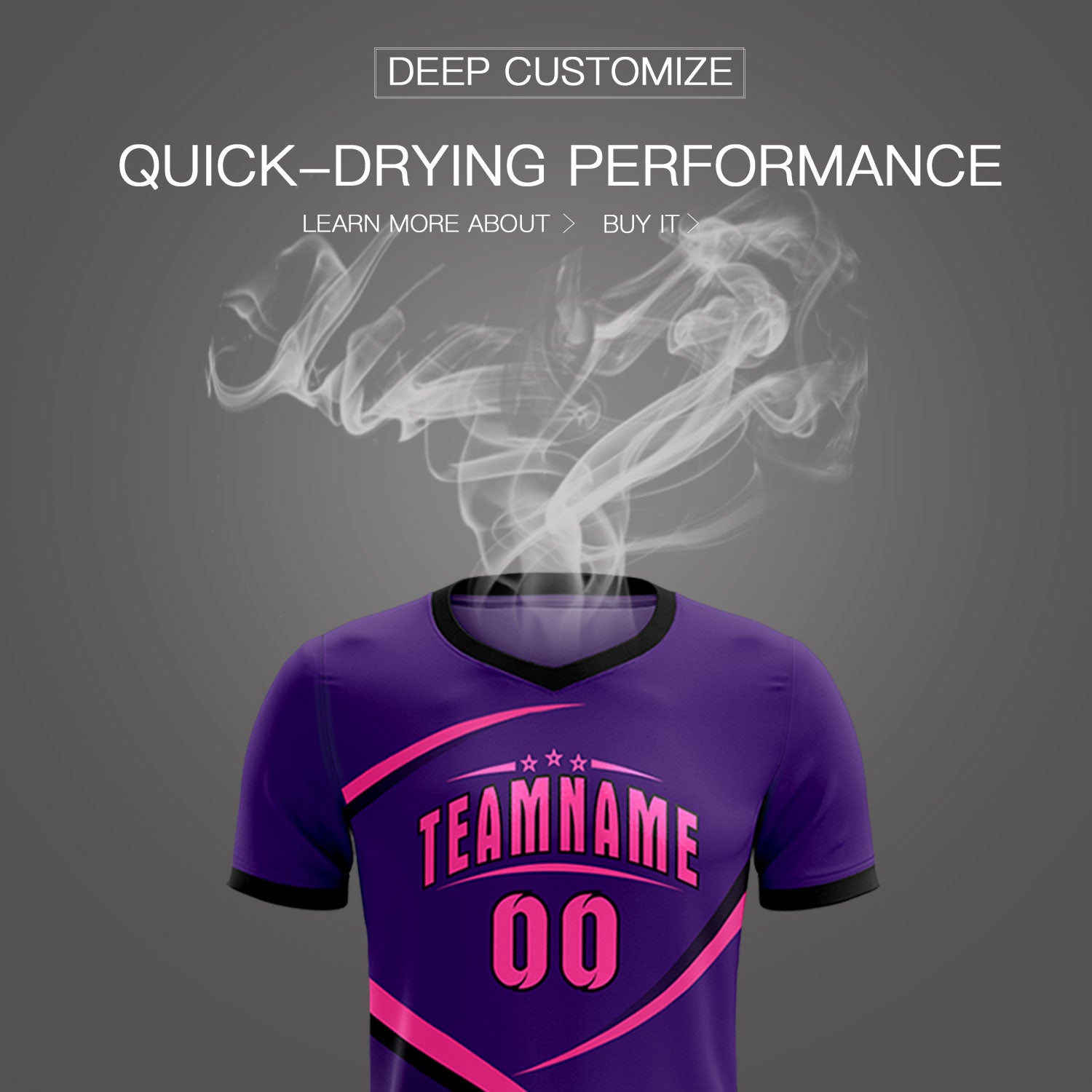 Custom Purple Black Color Block Training Uniform For Men Soccer Sets Jersey