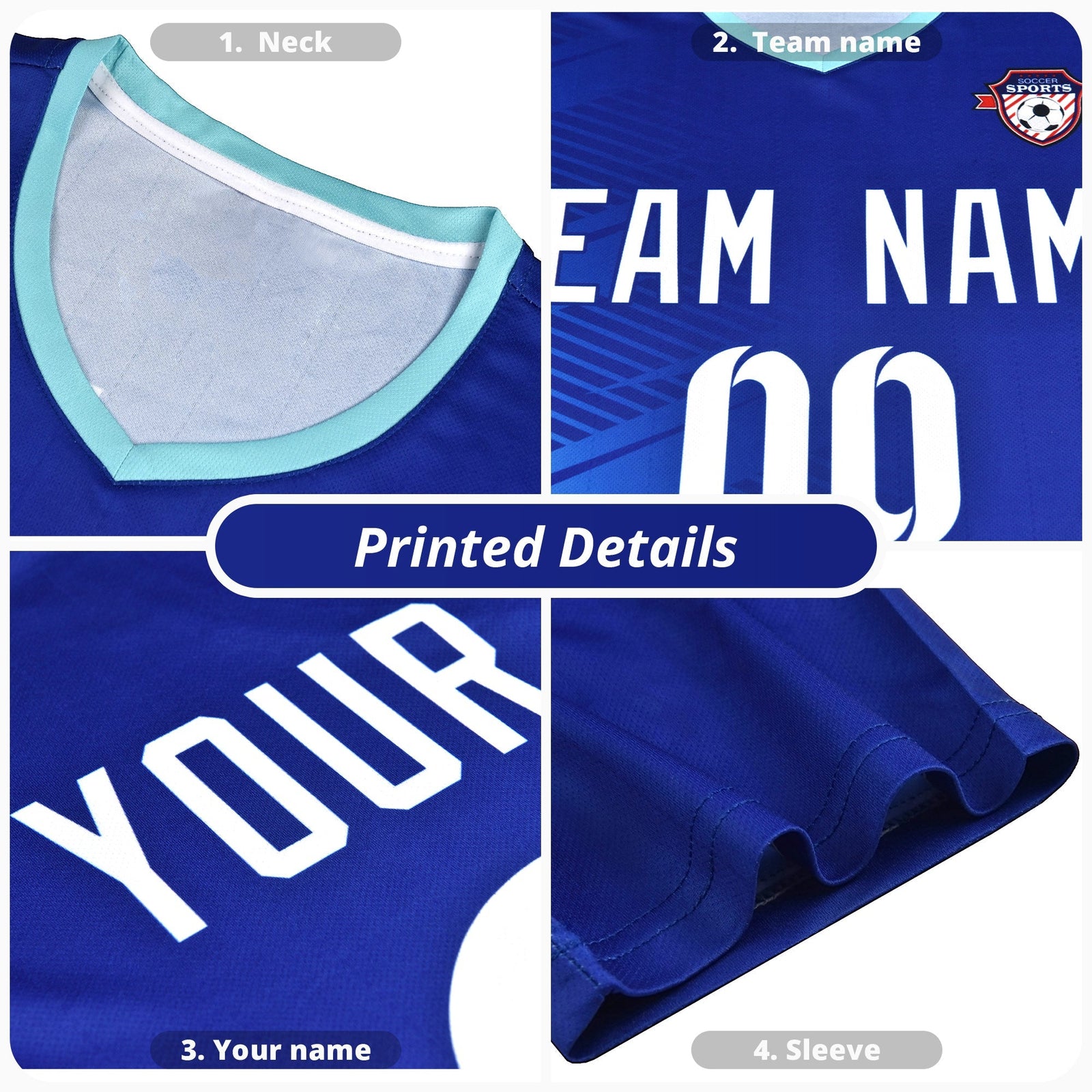 Custom White Kelly Green World Cup Inspired Wrinkle-Resistant Training Uniform Raglan Sleeve Soccer Sets Jersey