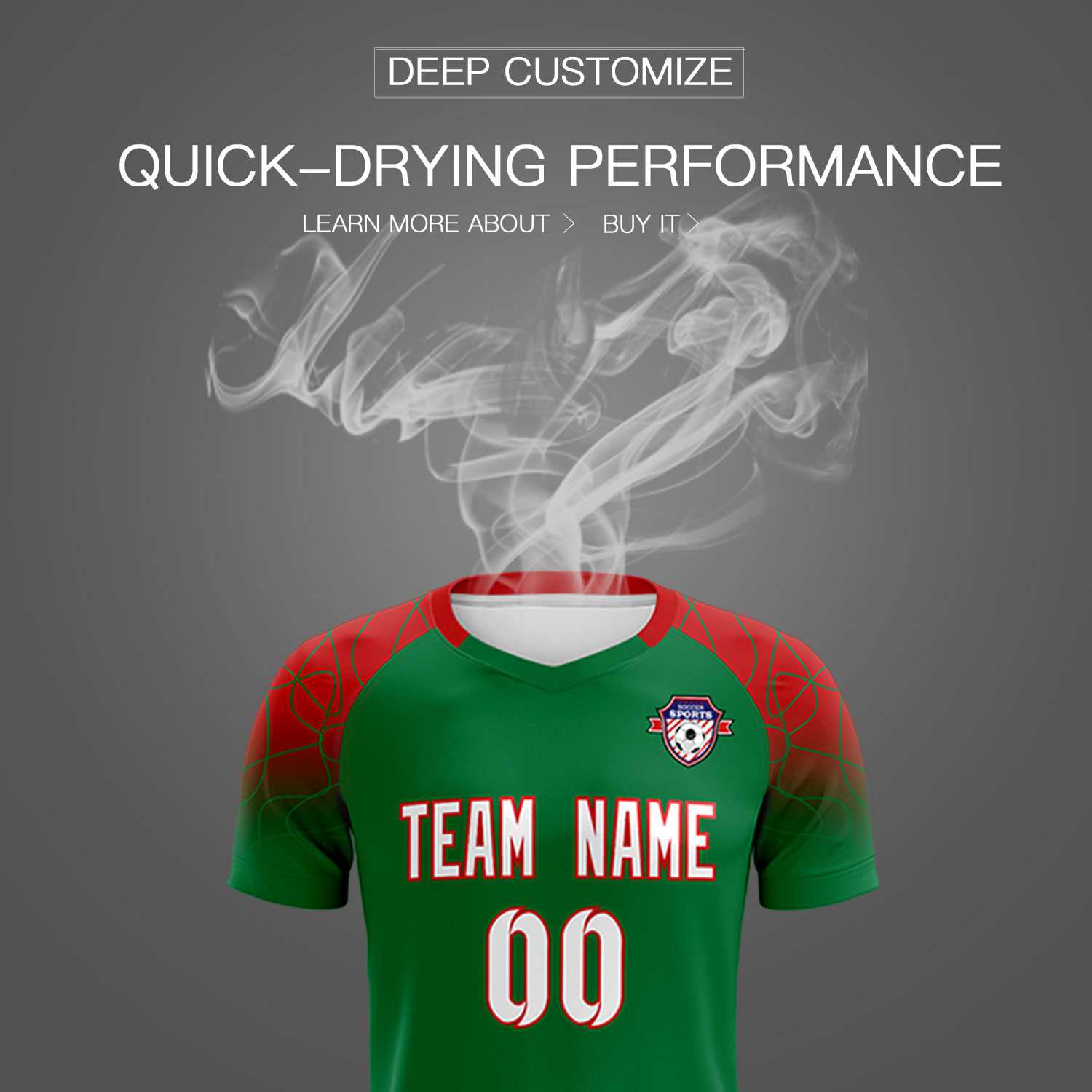 Custom Kelly Green Classic Soccer Training Sets Jersey For Adults/Kids
