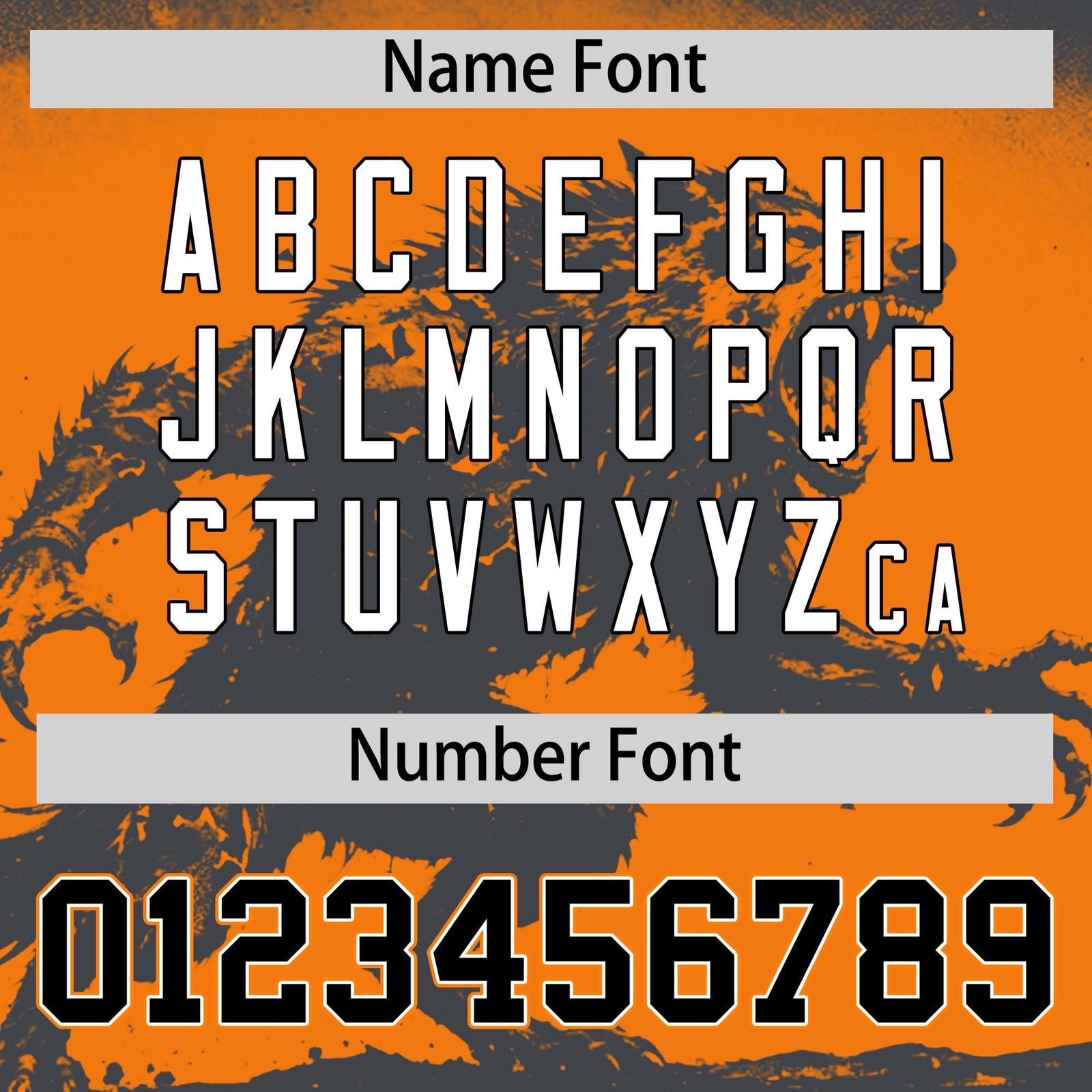 Custom Gray Orange Black skeleton Halloween Graffiti Pattern Stretch Fabric Jacket| KXKSHOP