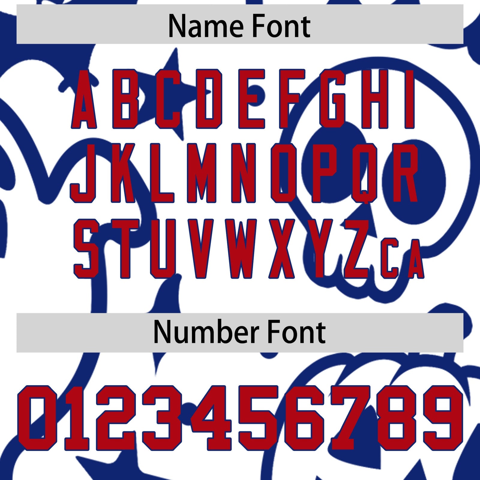Custom Royal Blue White Red Bats Pumpkins Ghost Patterns Halloween Letterman Jacket | Custom Letterman Jacket,Add Name and Numbern,Sublimation Printed & Stitched,Perfect for Parties | KXKSHOP