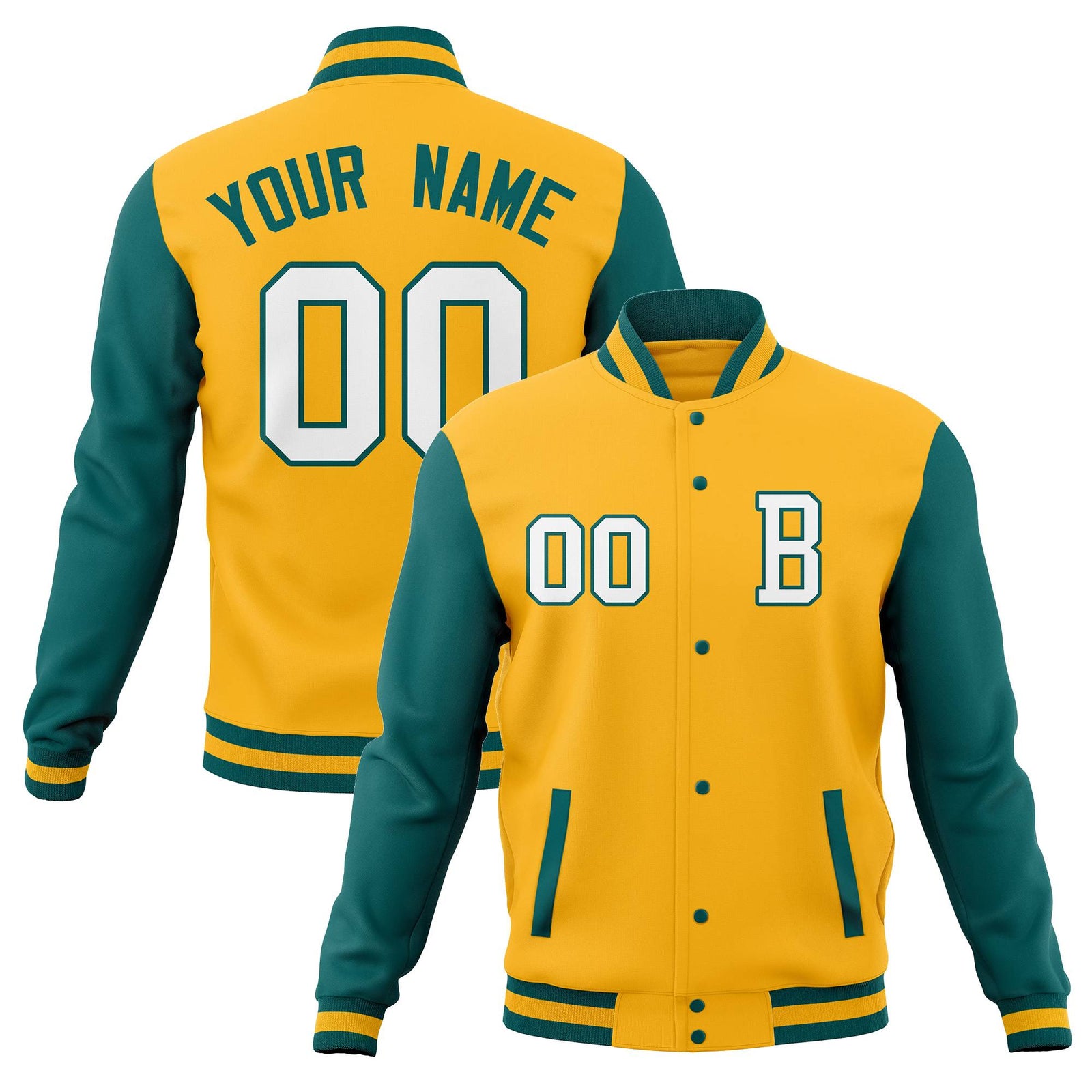 Custom Full-Snap Baseball Coats Crafted Varsity Letterman Jackets