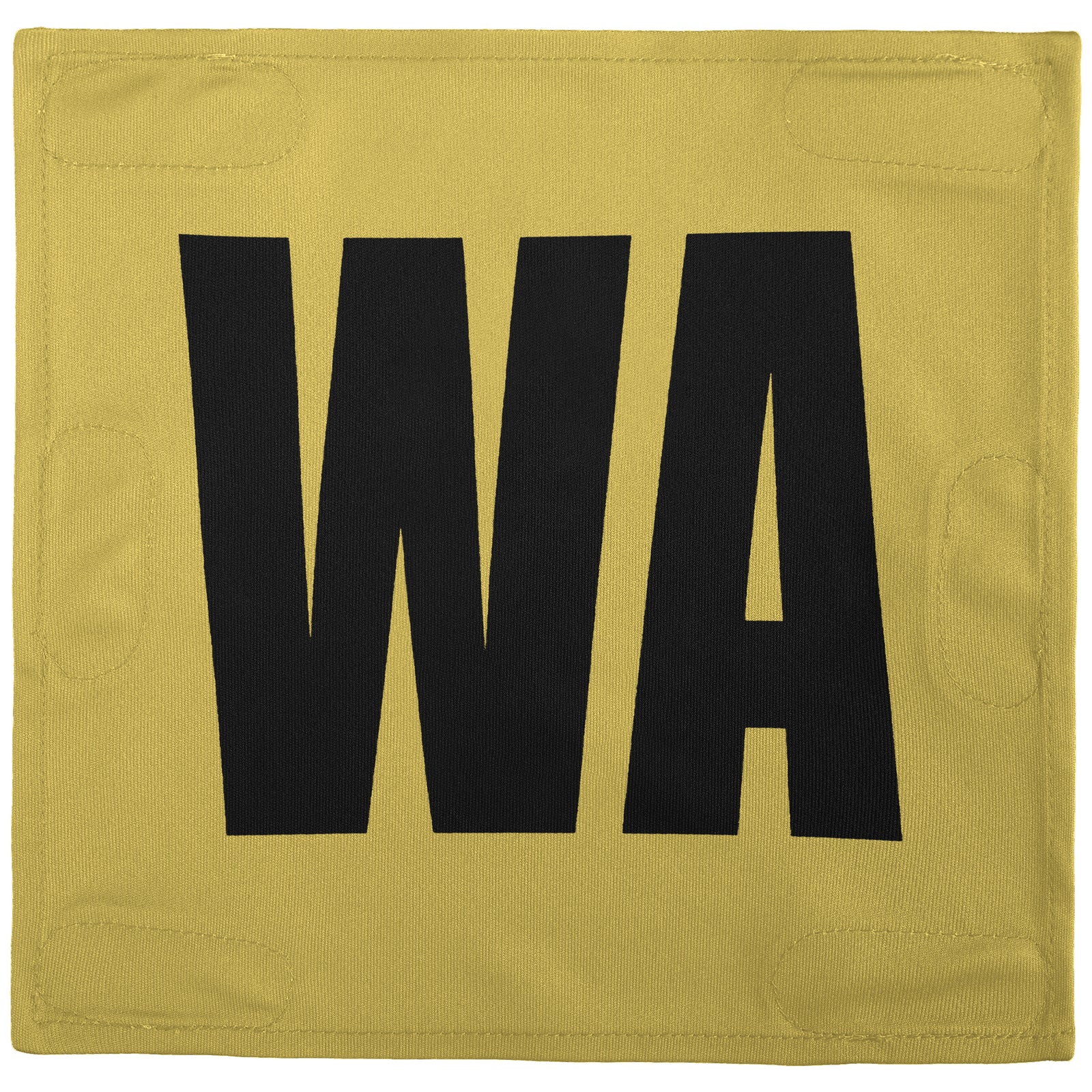 Netball Velcro Patches Set Old Gold & Black
