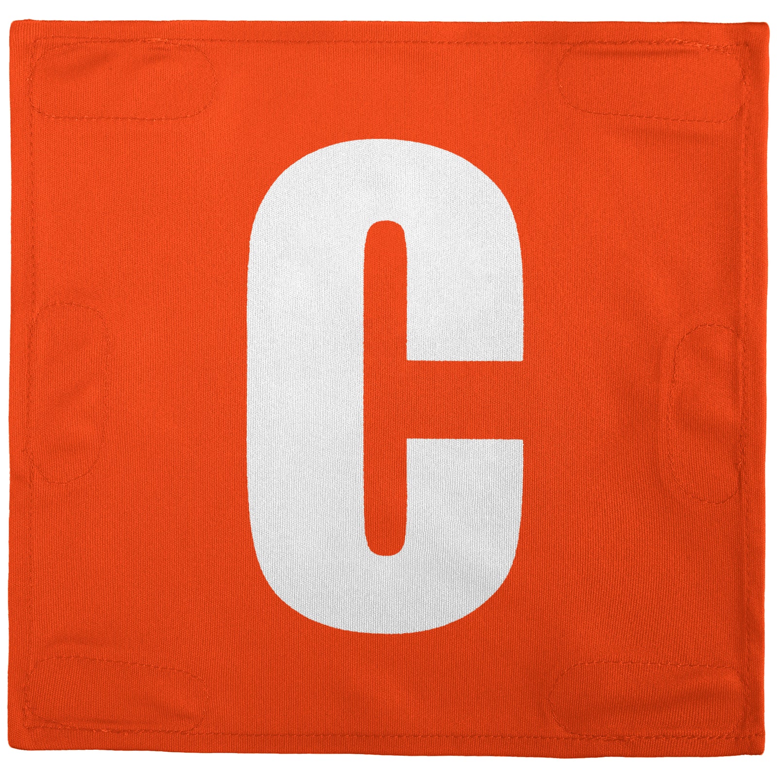 Netball Velcro Patches Set Orange & White