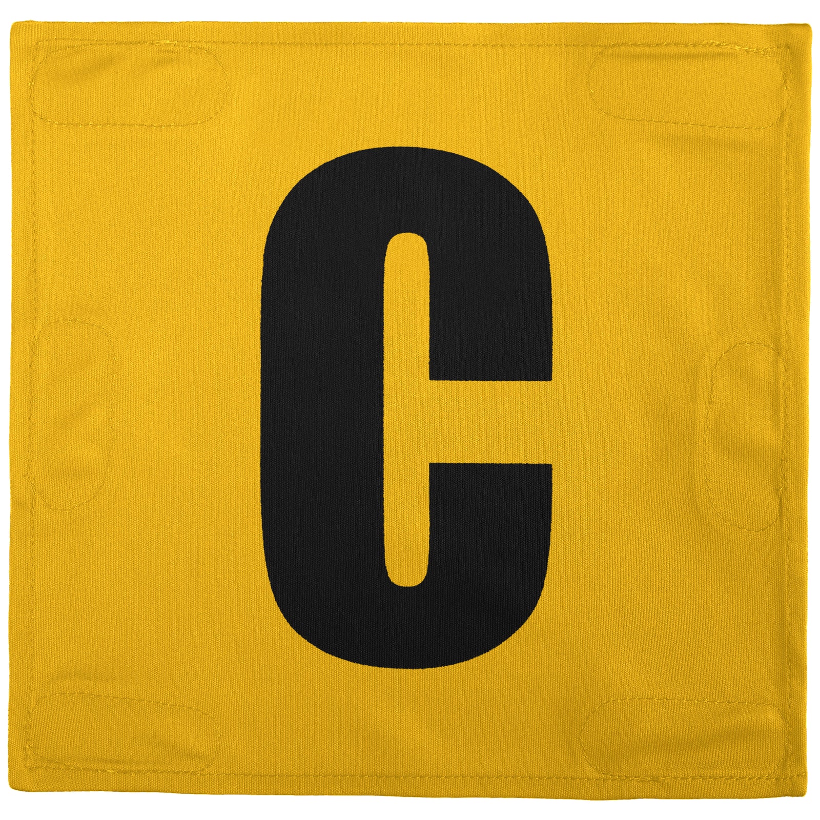 Netball Velcro Patches Set Yellow & Black