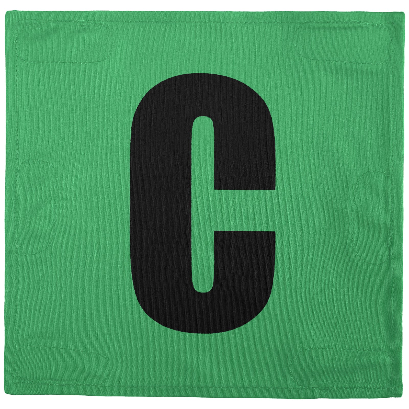 Netball Velcro Patches Set Neon Green & Black