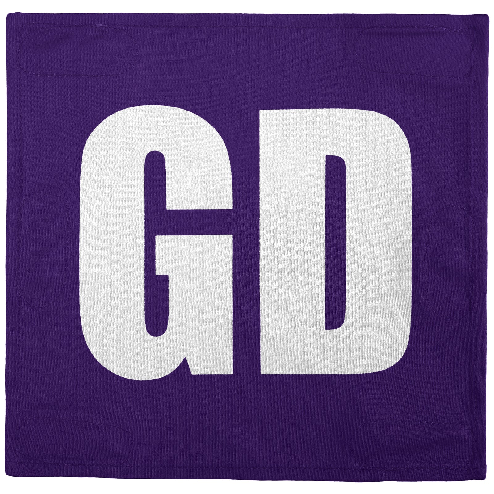 Netball Velcro Patches Set Purple & White