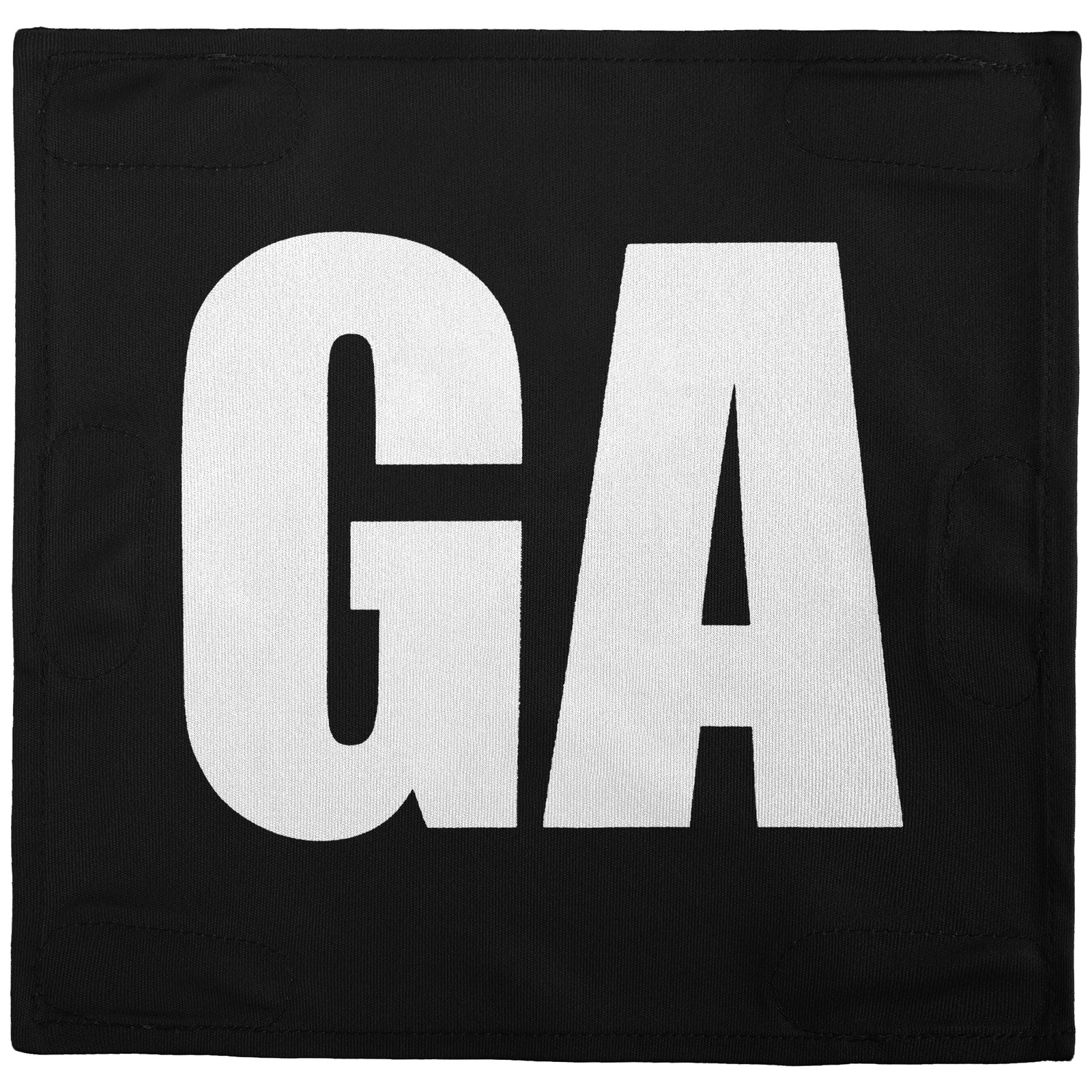 Netball Velcro Patches Set Black & White