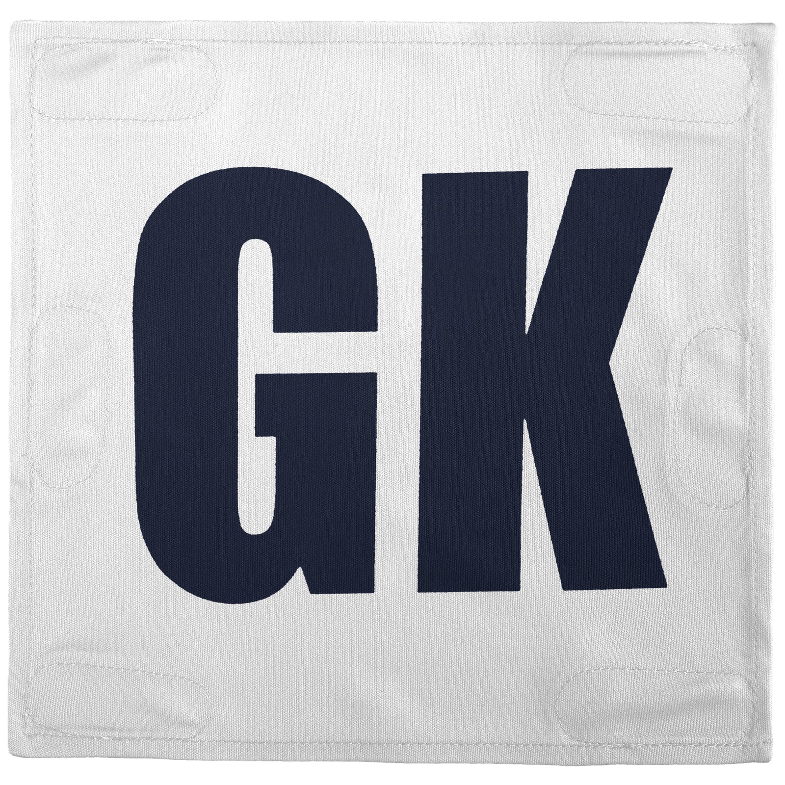 Netball Velcro Patches Set White & Navy