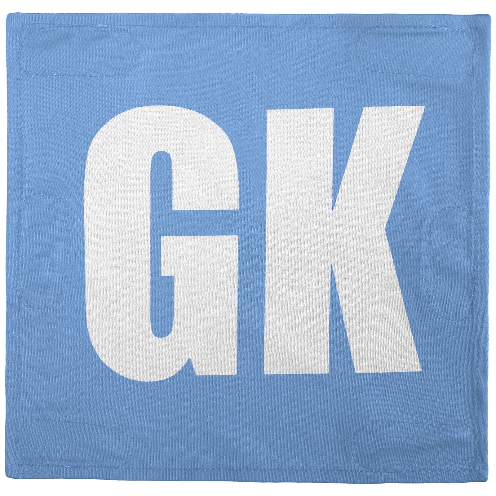 Netball Velcro Patches Set Light Blue & White