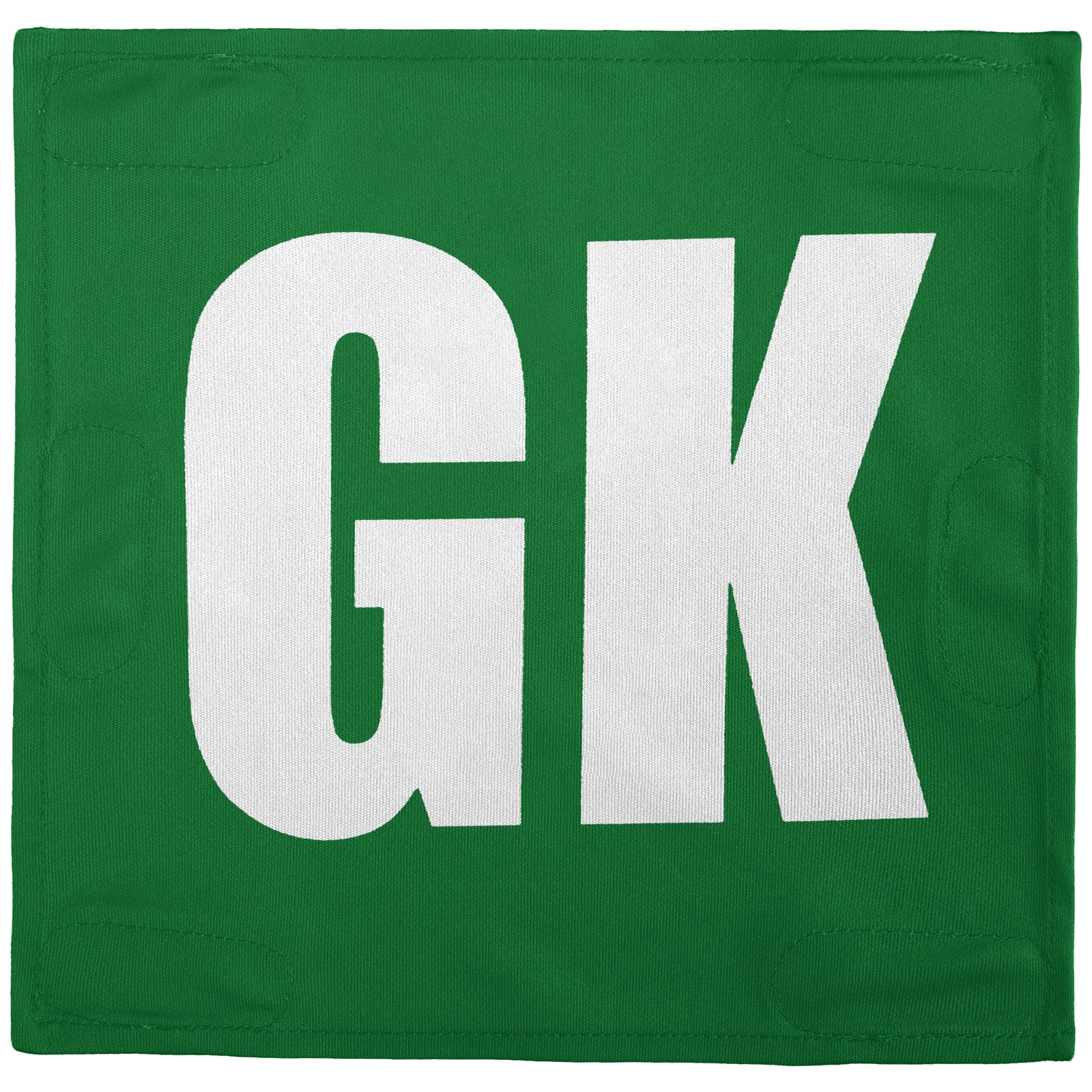 Netball Velcro Patches Set Kelly Green & White