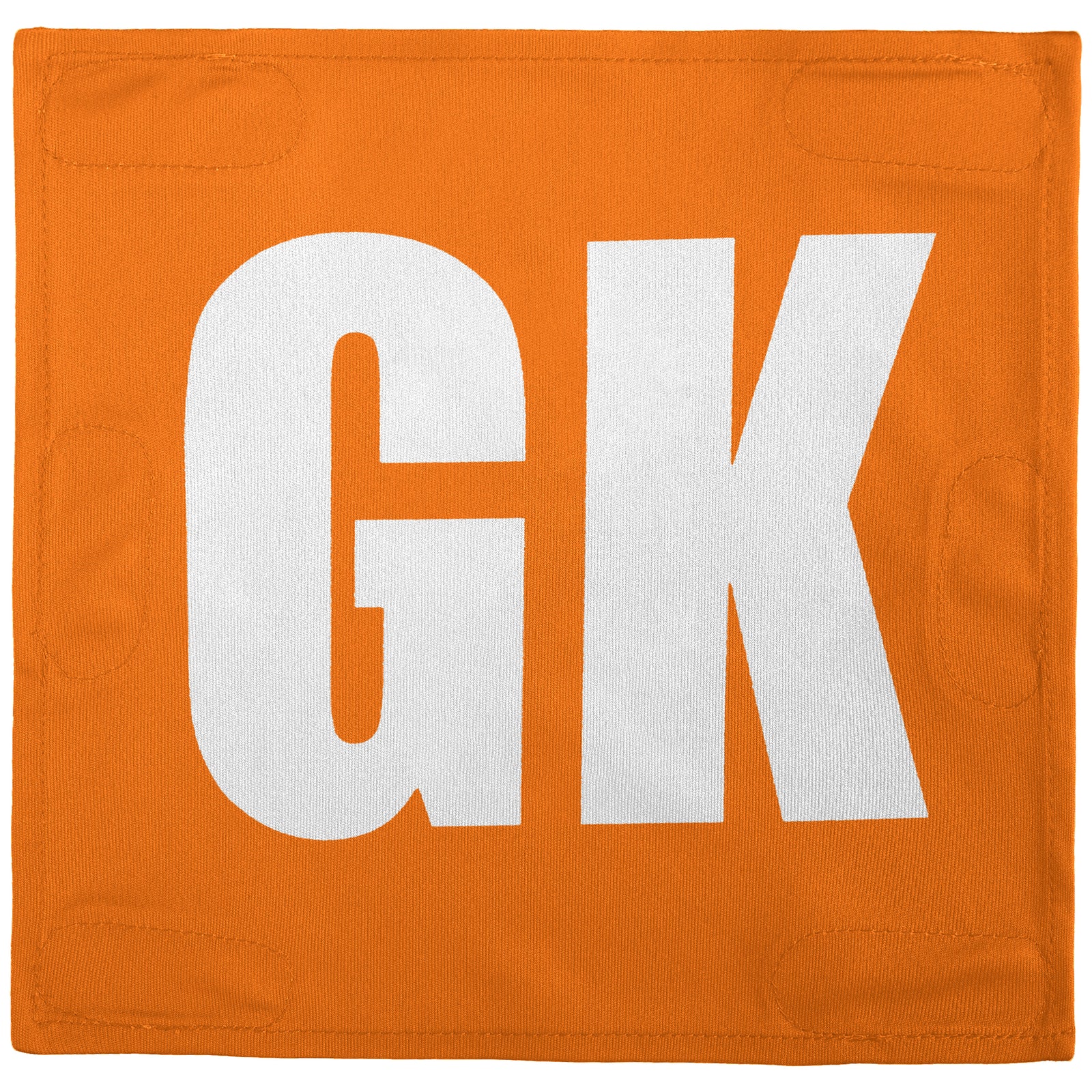 Netball Velcro Patches Set Orange & White
