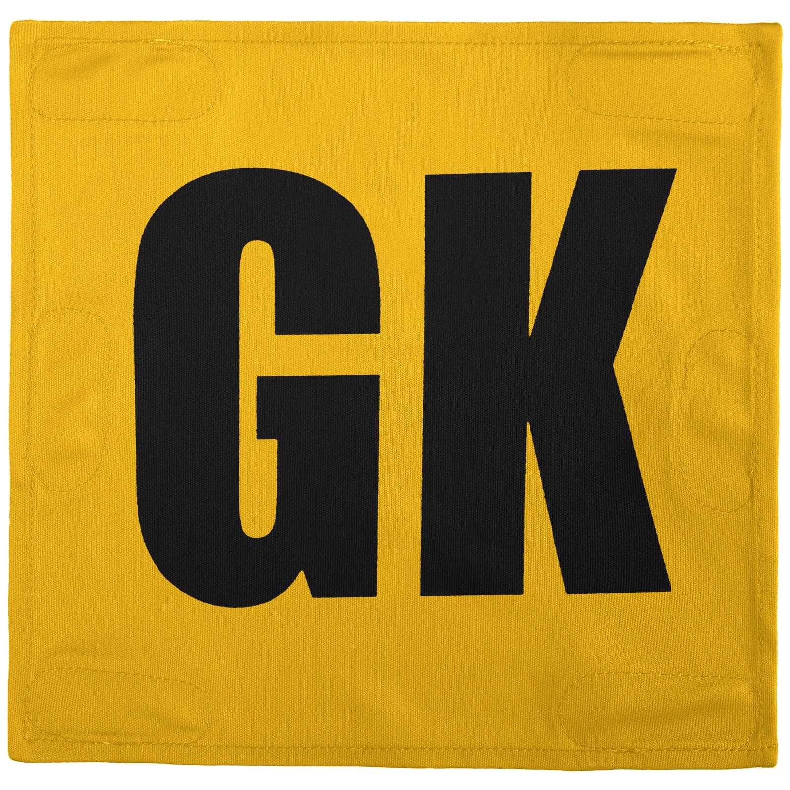 Netball Velcro Patches Set Yellow & Black