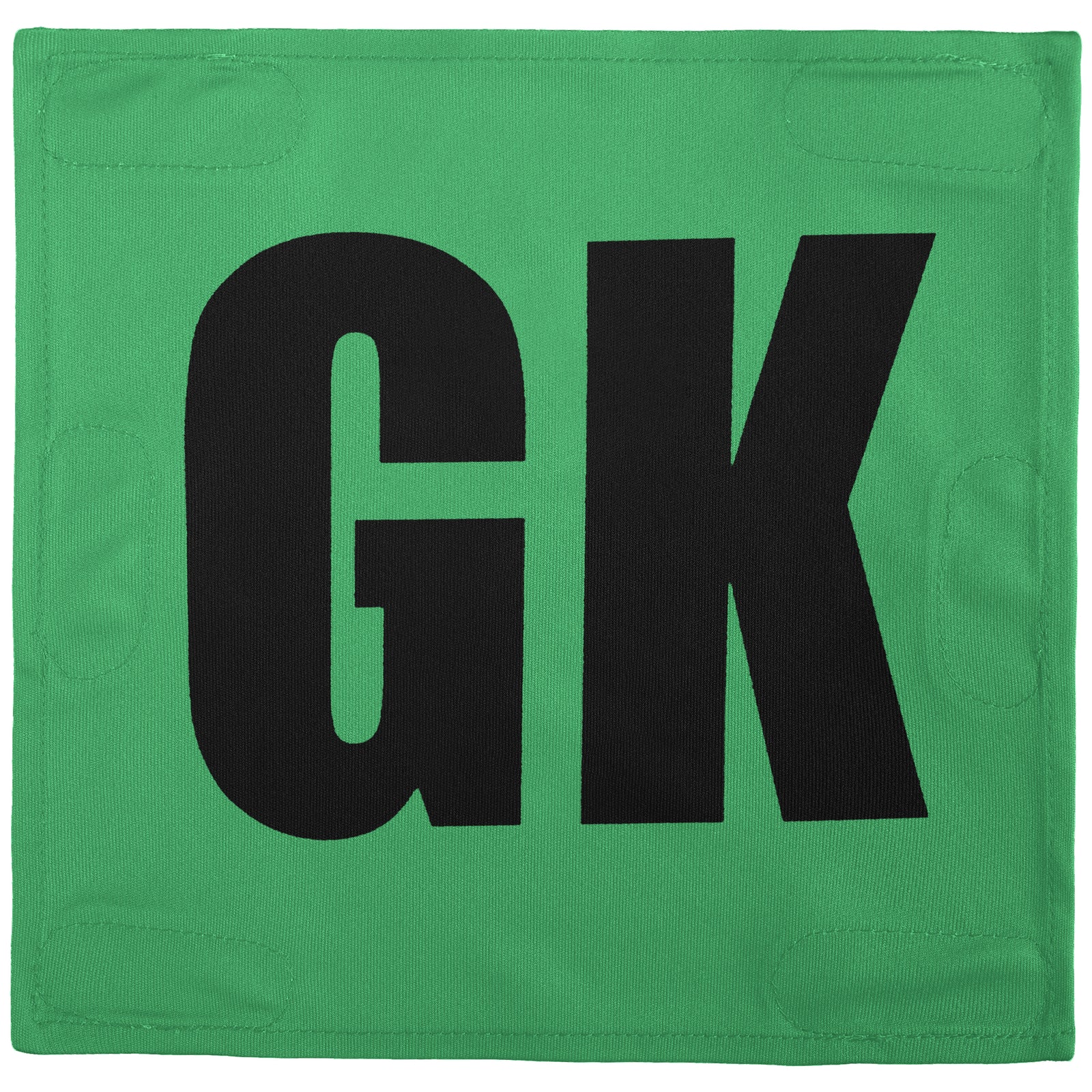 Netball Velcro Patches Set Neon Green & Black