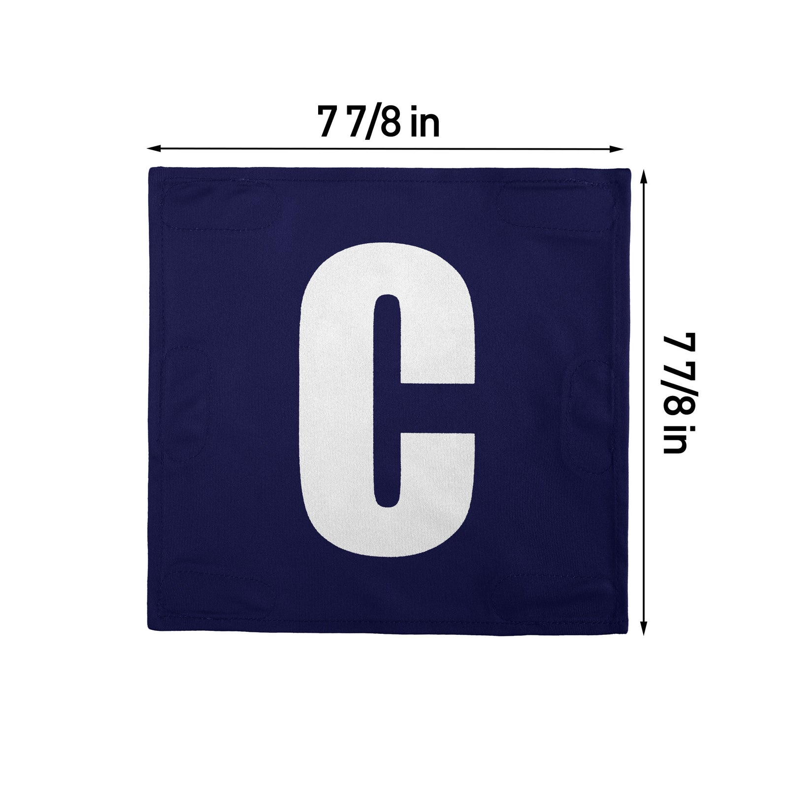 Netball Velcro Patches Set Dark Blue & White