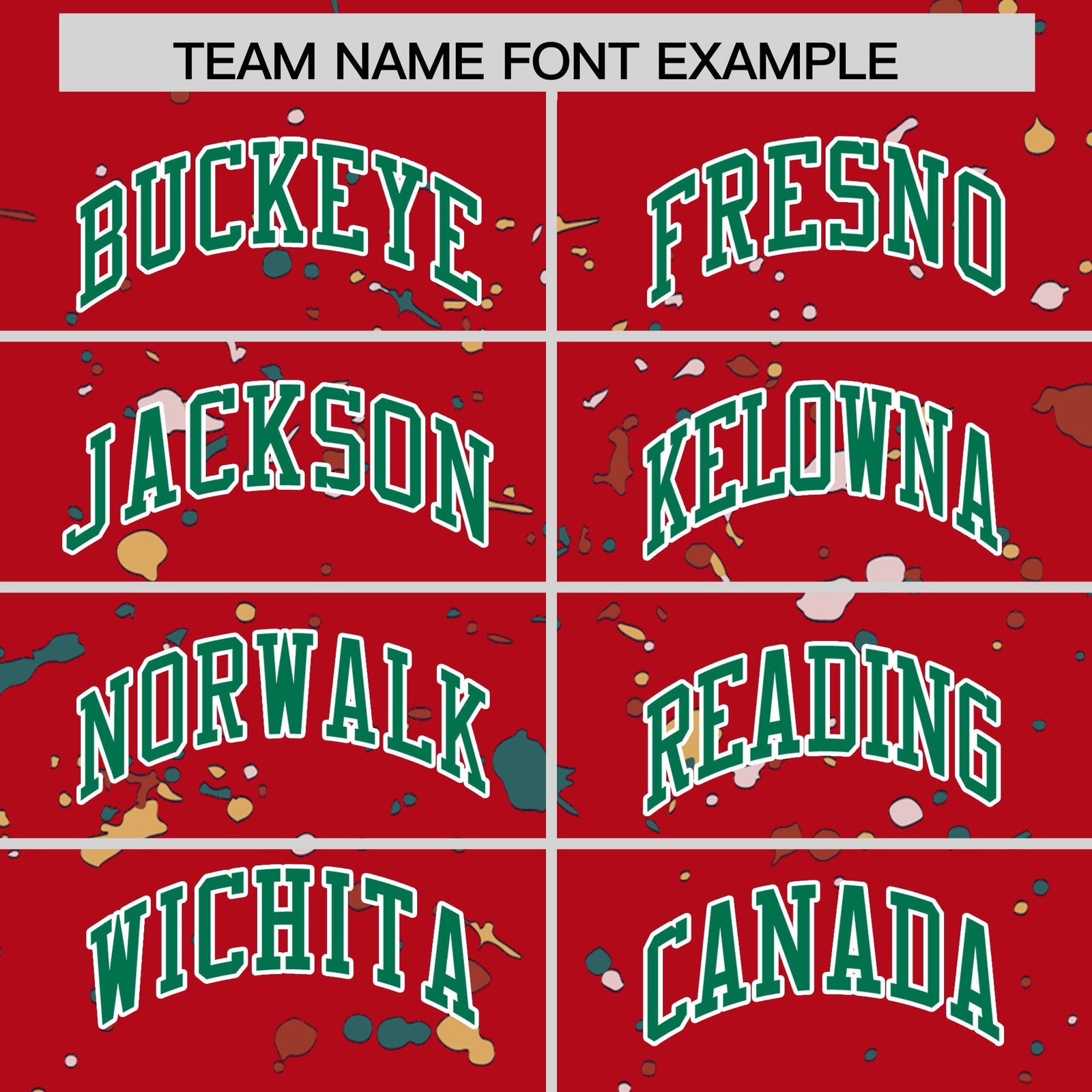 Custom Red Kelly Green White Spray Painting Graffiti Pattern Personalization T-shirt| KXKSHOP