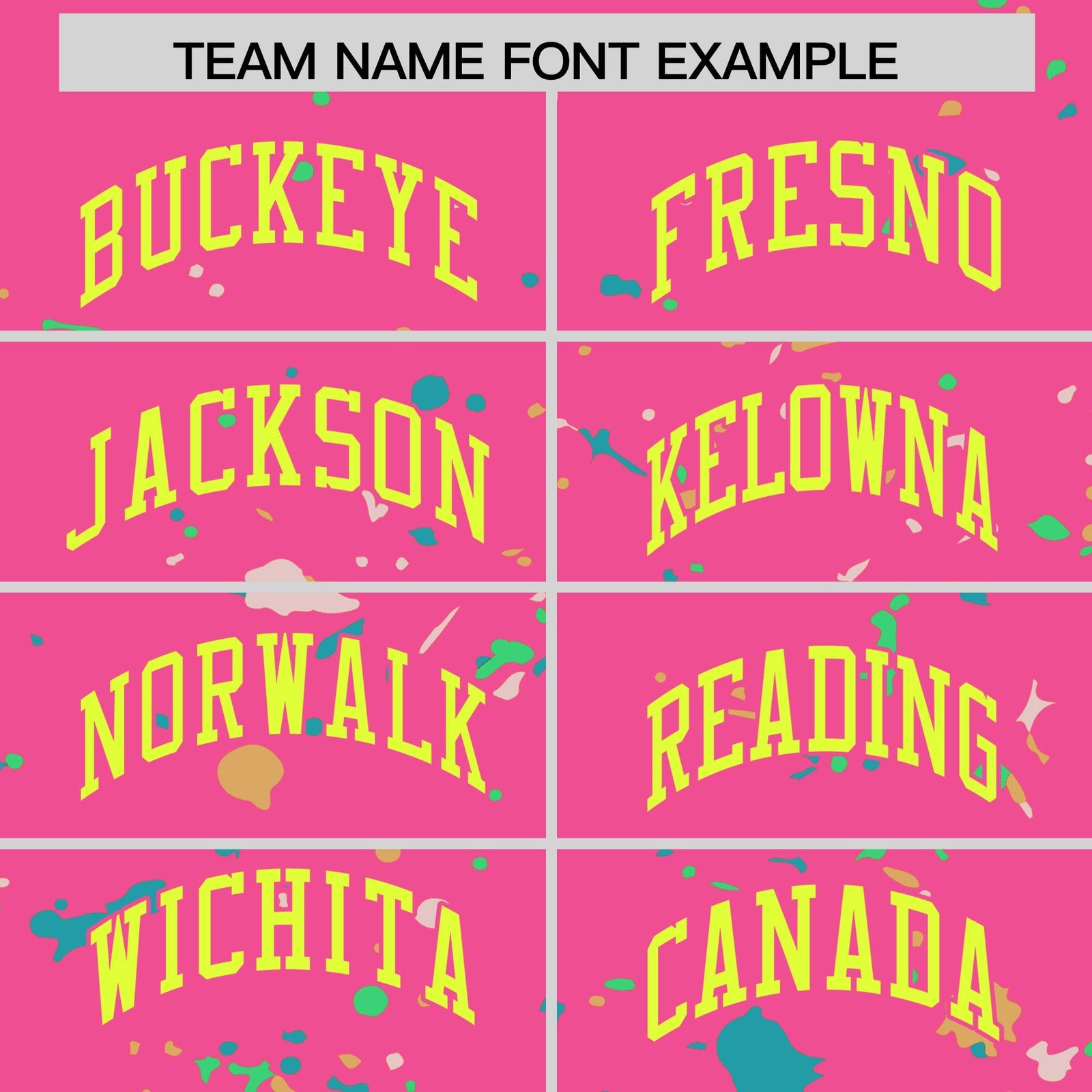 Custom Pink Fluorescent Green Spray Painting Graffiti Pattern Personalization T-shirt| KXKSHOP