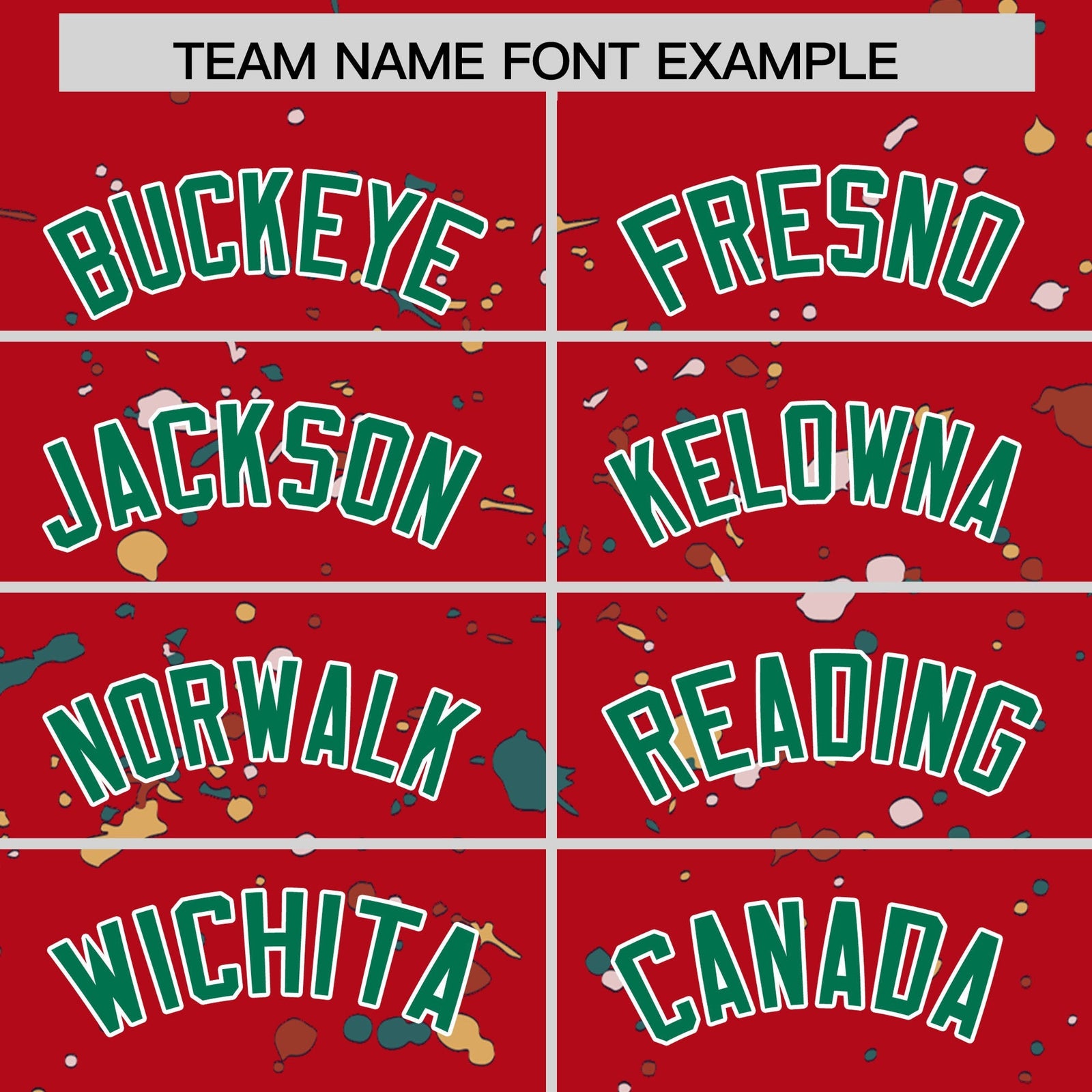 Custom Red Kelly Green White Spray Painting Graffiti Pattern Personalization T-shirt| KXKSHOP