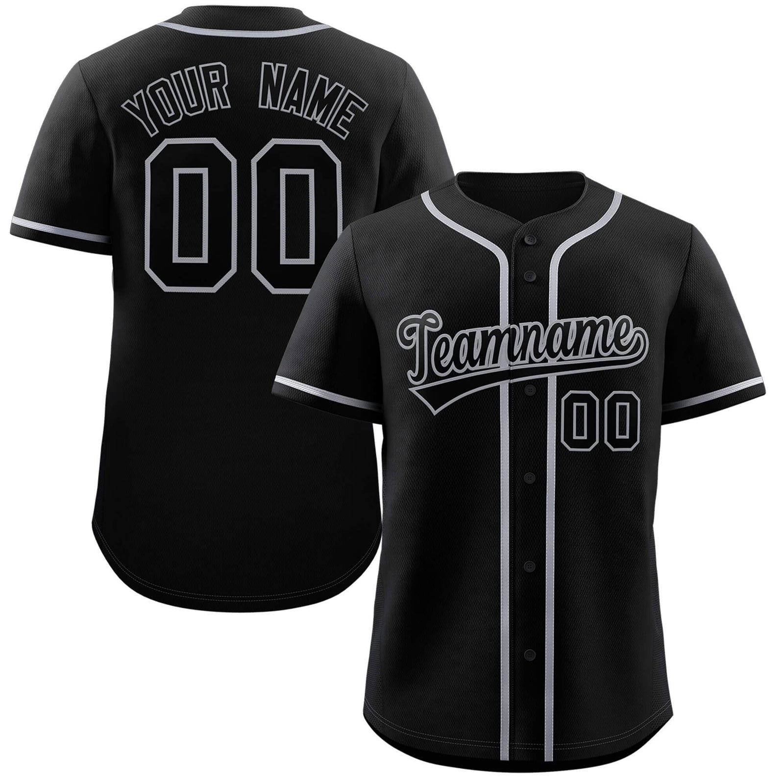 Black Baseball Jersey