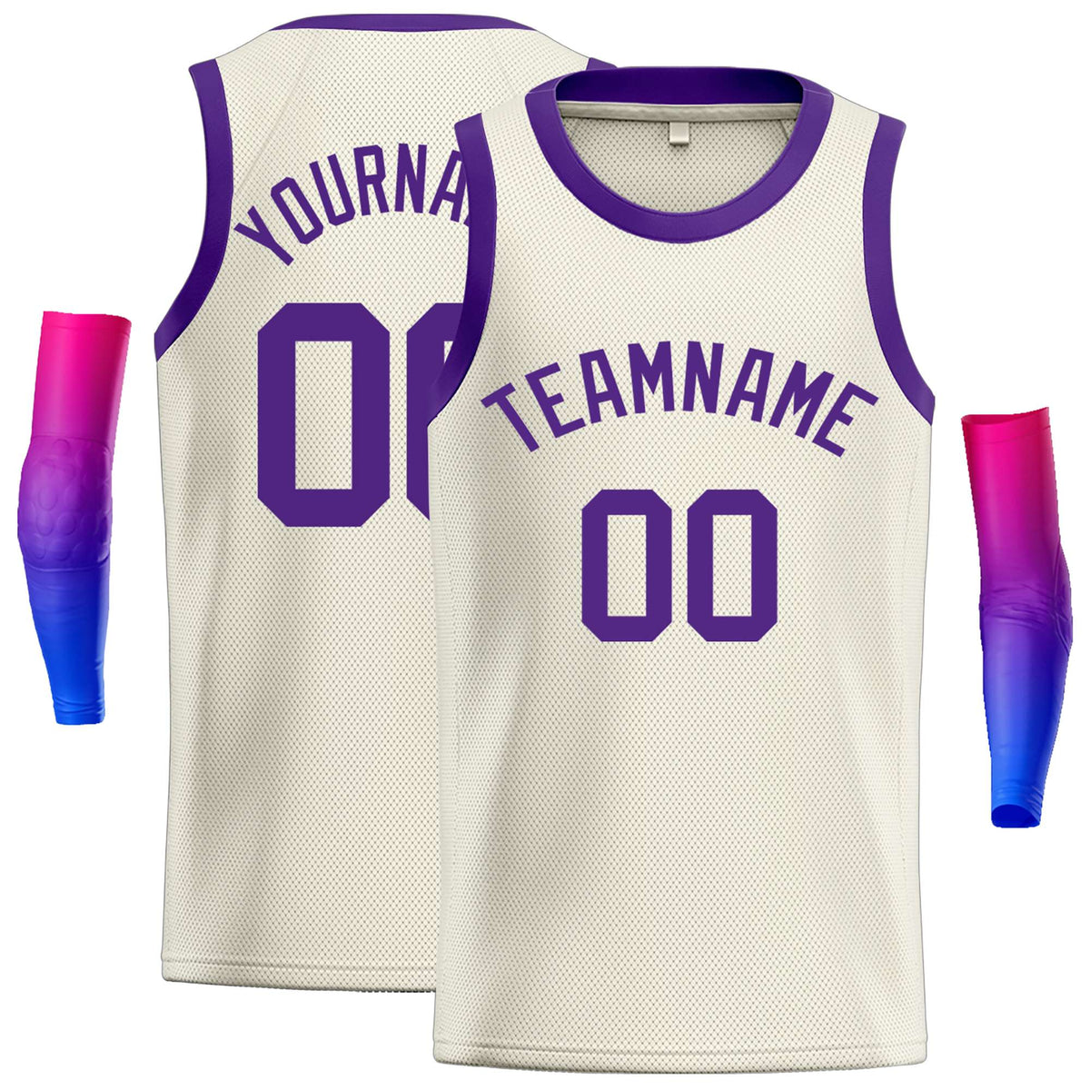 Cream Basketball Jersey