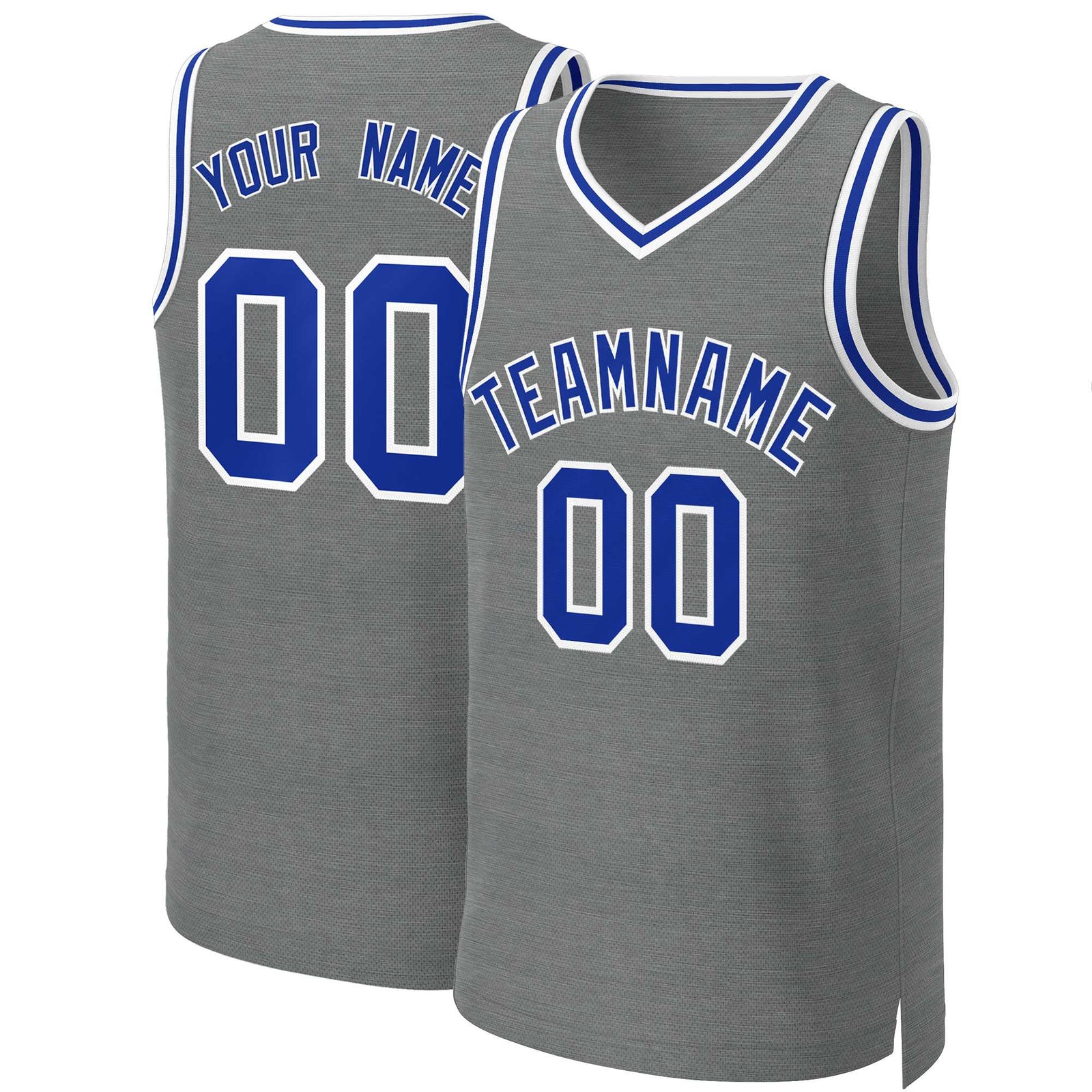 Dark Gray Basketball Jersey