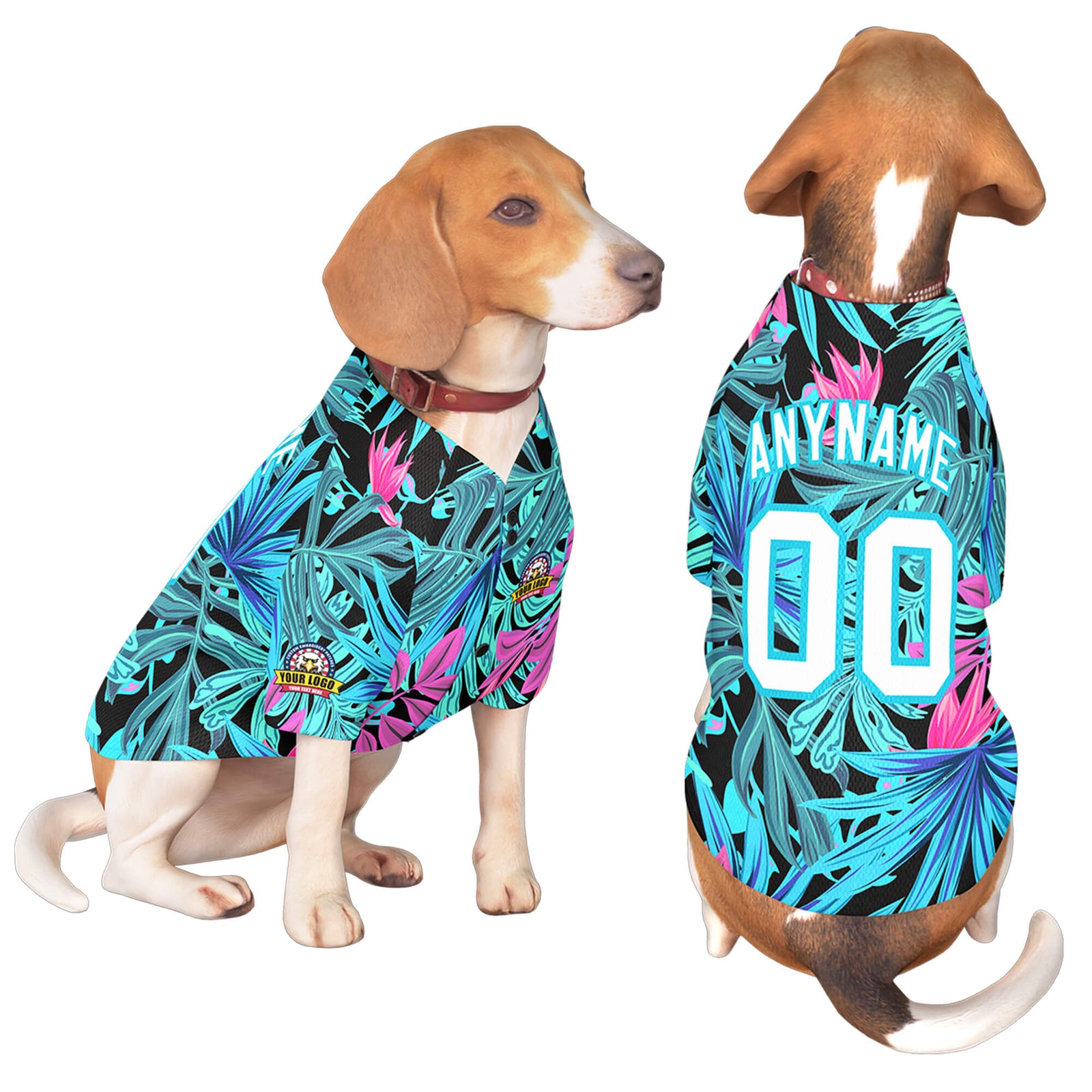 Dog Graffiti Pattern Jersey