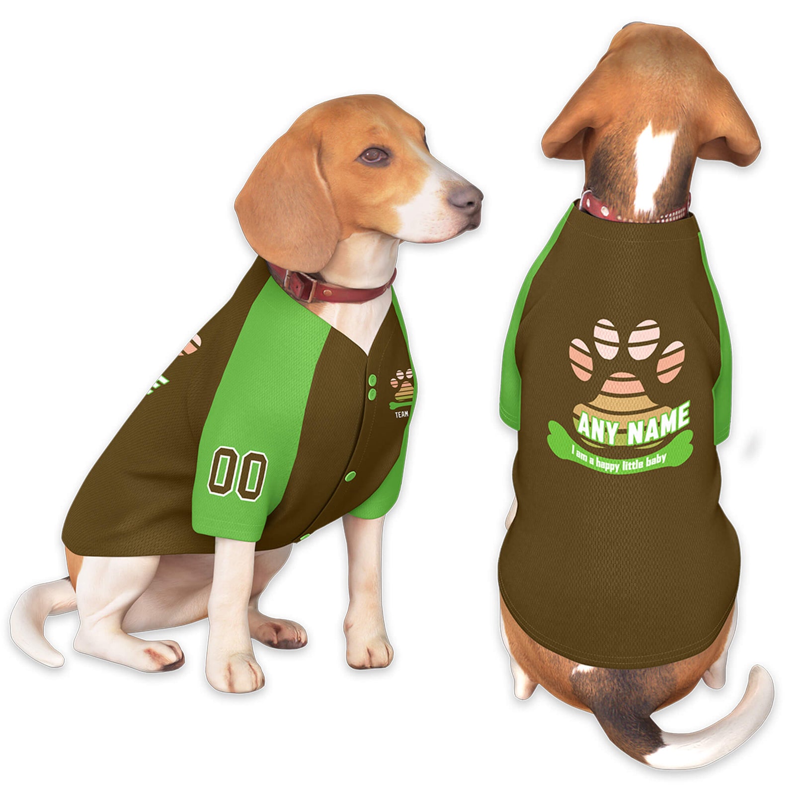 Dog Raglan Sleeves Jersey
