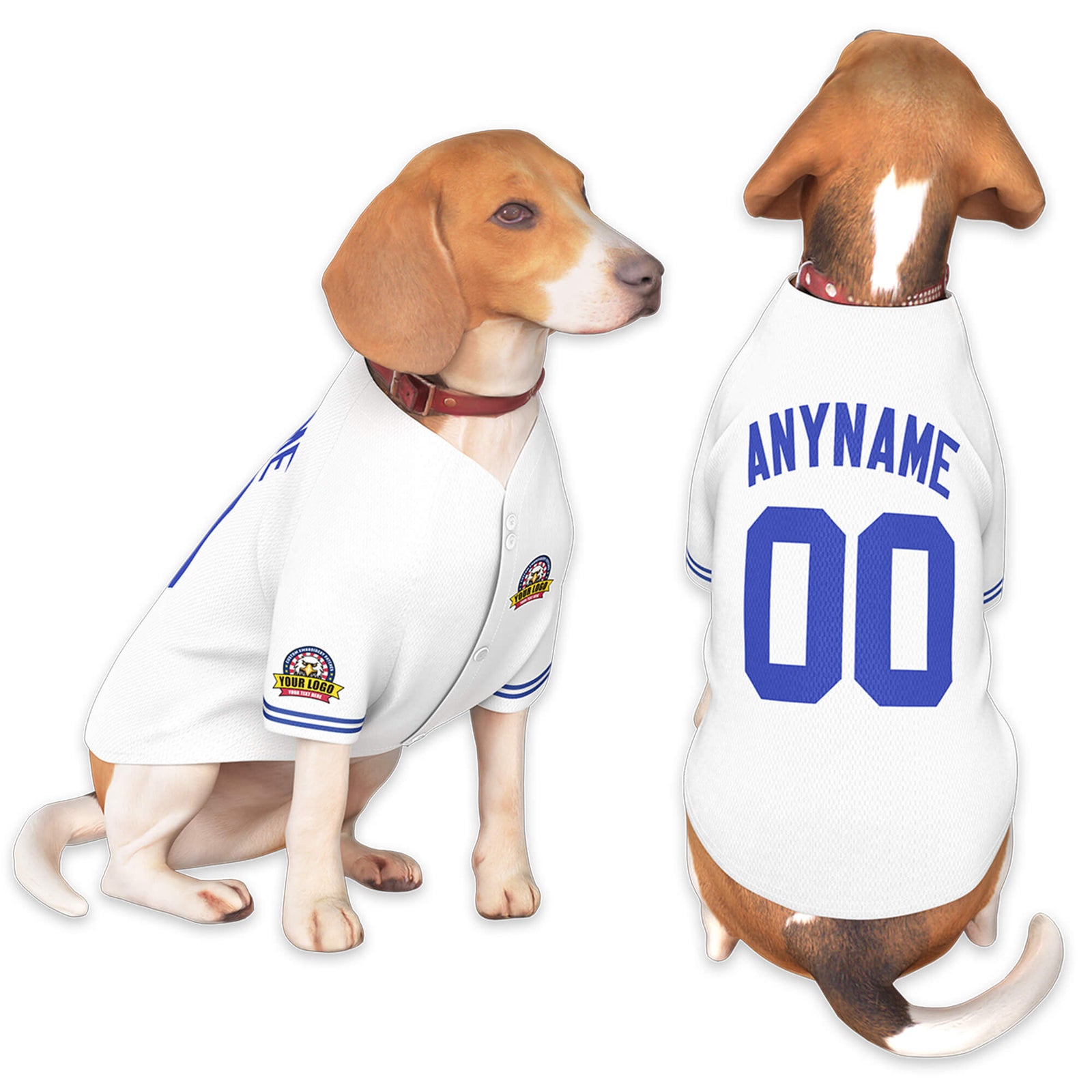 Dog White Jersey
