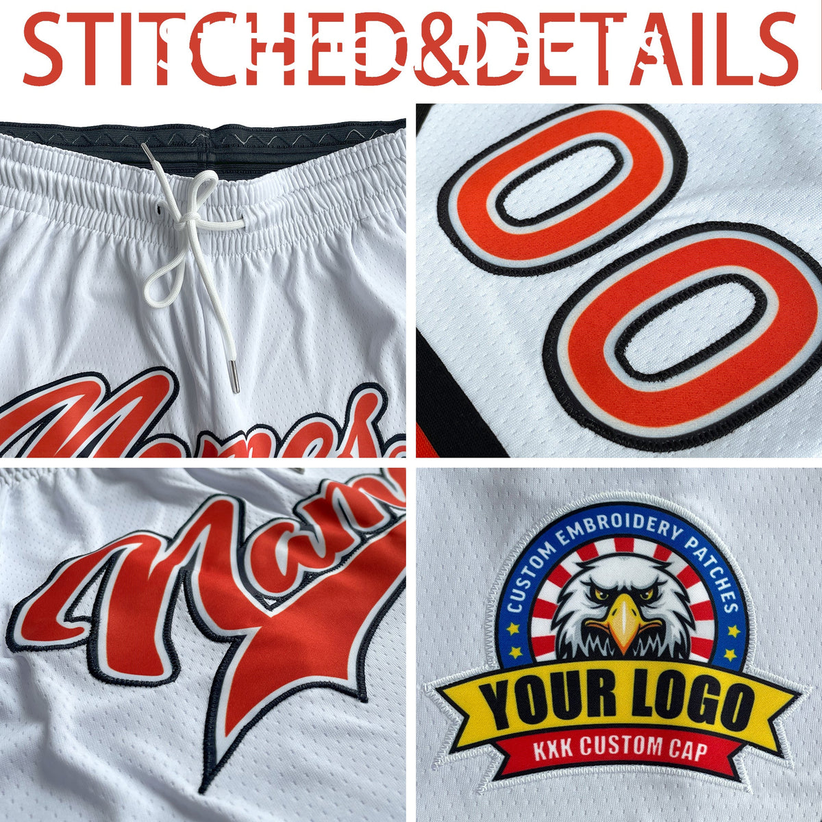 Custom Gray Blue Basketball Shorts