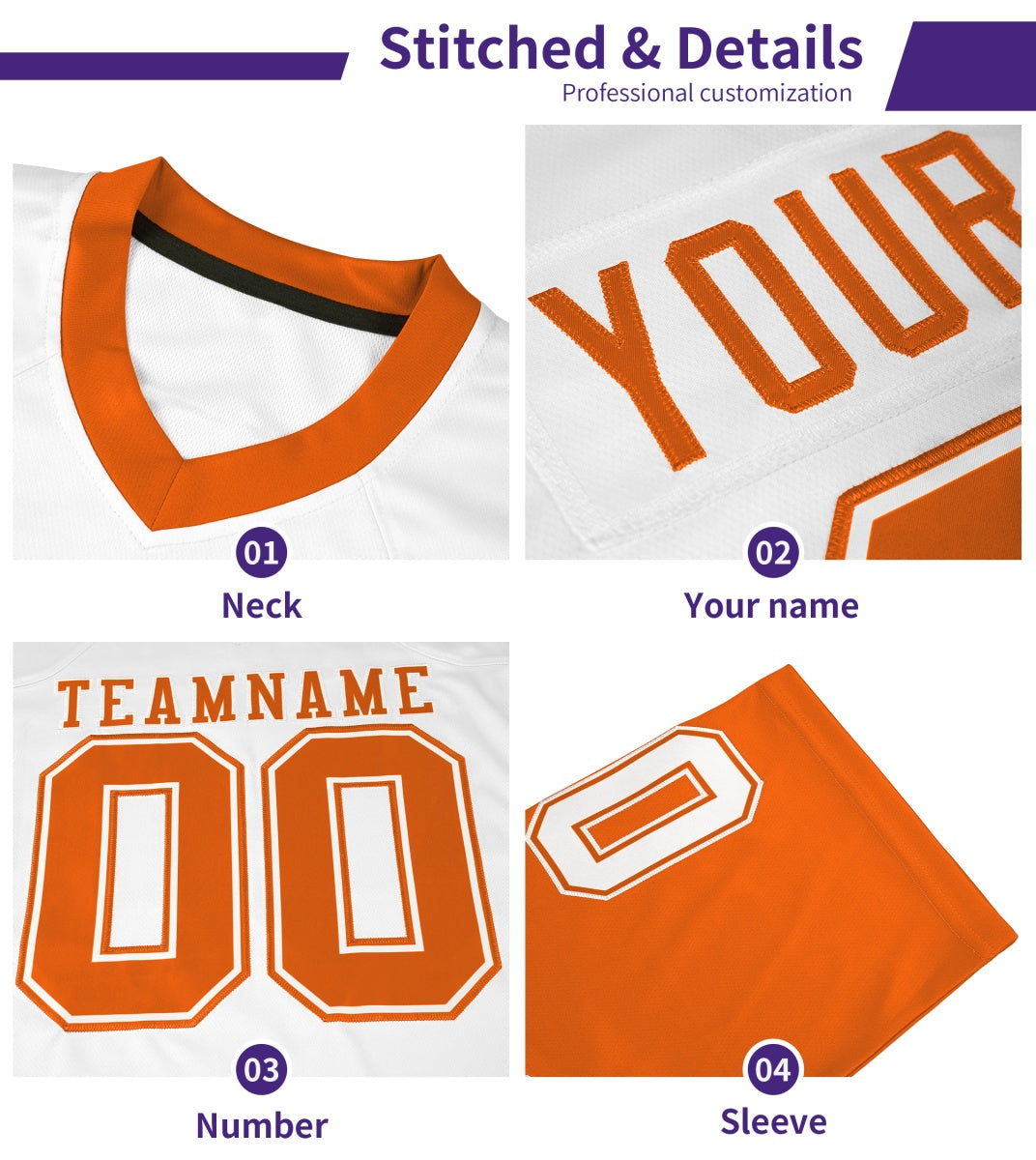 Custom White Orange Sleeve Ukiyo-e Auspicious Clouds Graffiti Pattern Football Jersey | For Men,For Women | KXKSHOP