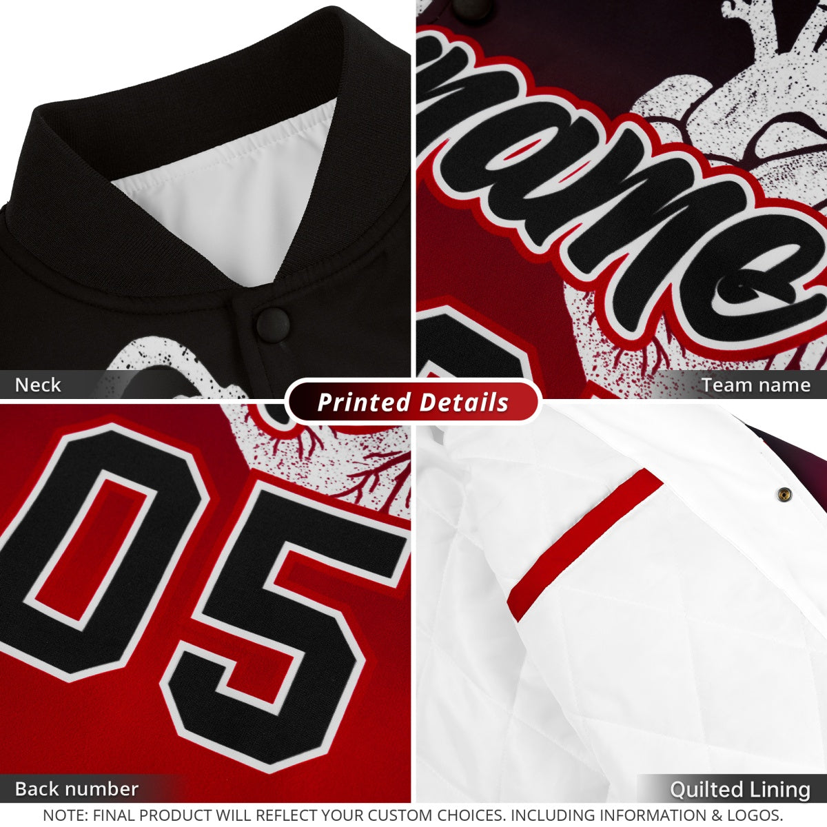 Custom Black White skeleton Halloween Graffiti Pattern Moisture-Wicking Jacket| KXKSHOP