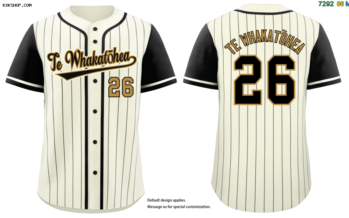 Custom Cream Black Stripe Fashion Raglan Sleeves Authentic Baseball Jersey