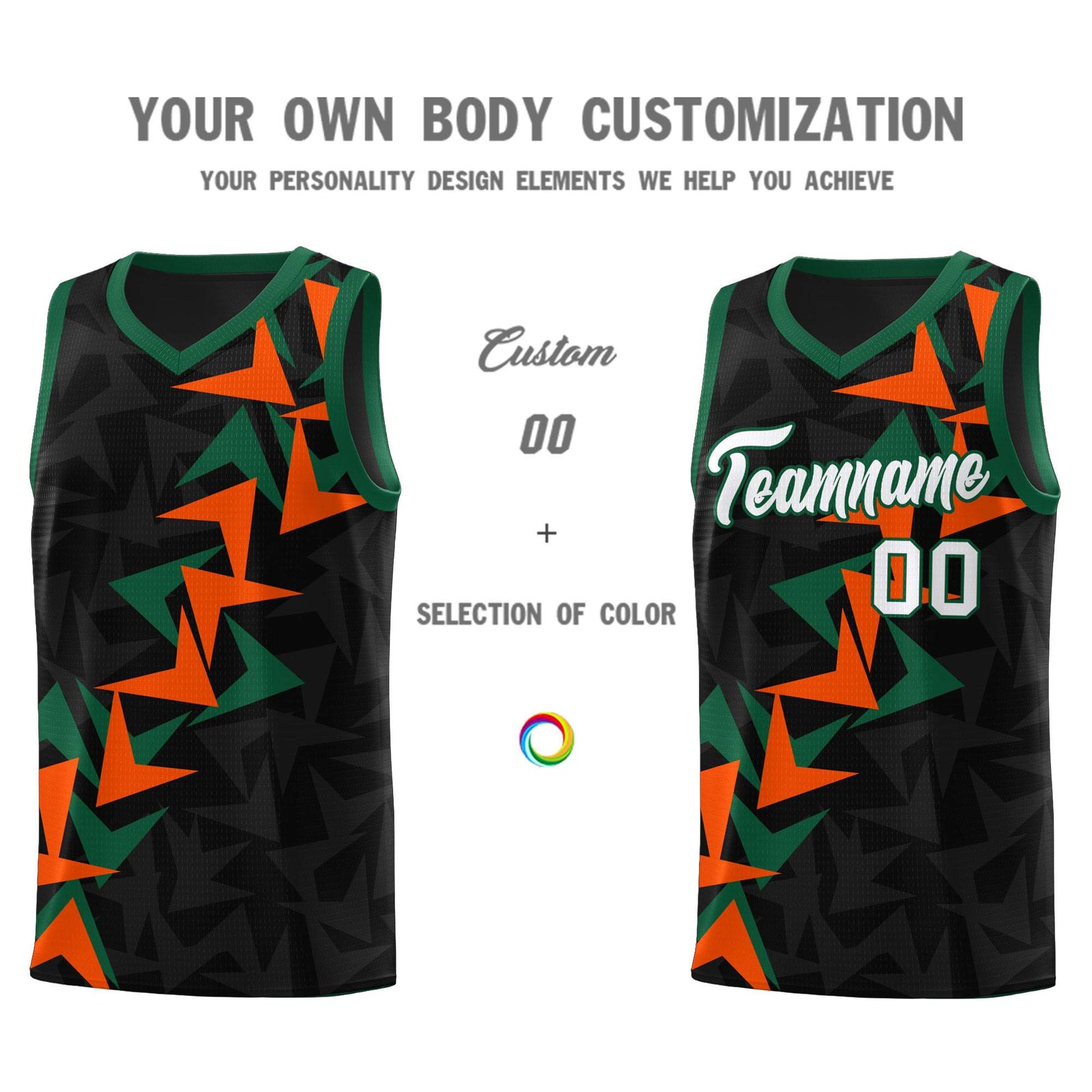 Custom Black Boomerang Pattern Sets Basketball Jersey