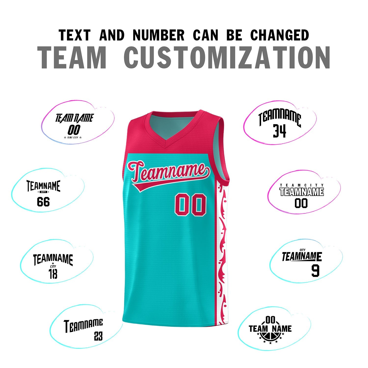 Custom Bright Green Side Pattern Sports Uniform Basketball Jersey