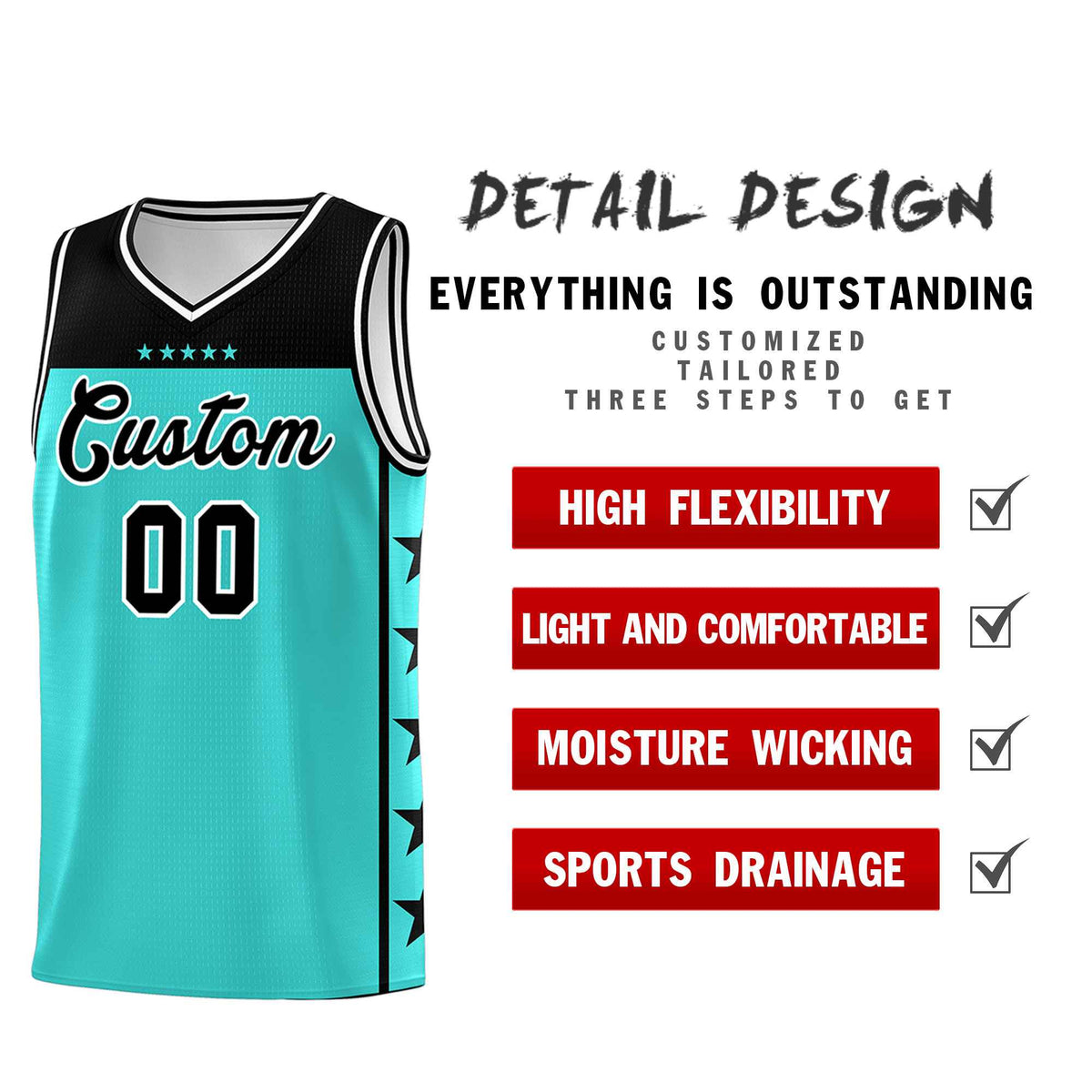 Custom Bright Green Black Color Block Sets Sports Uniform Basketball Jersey
