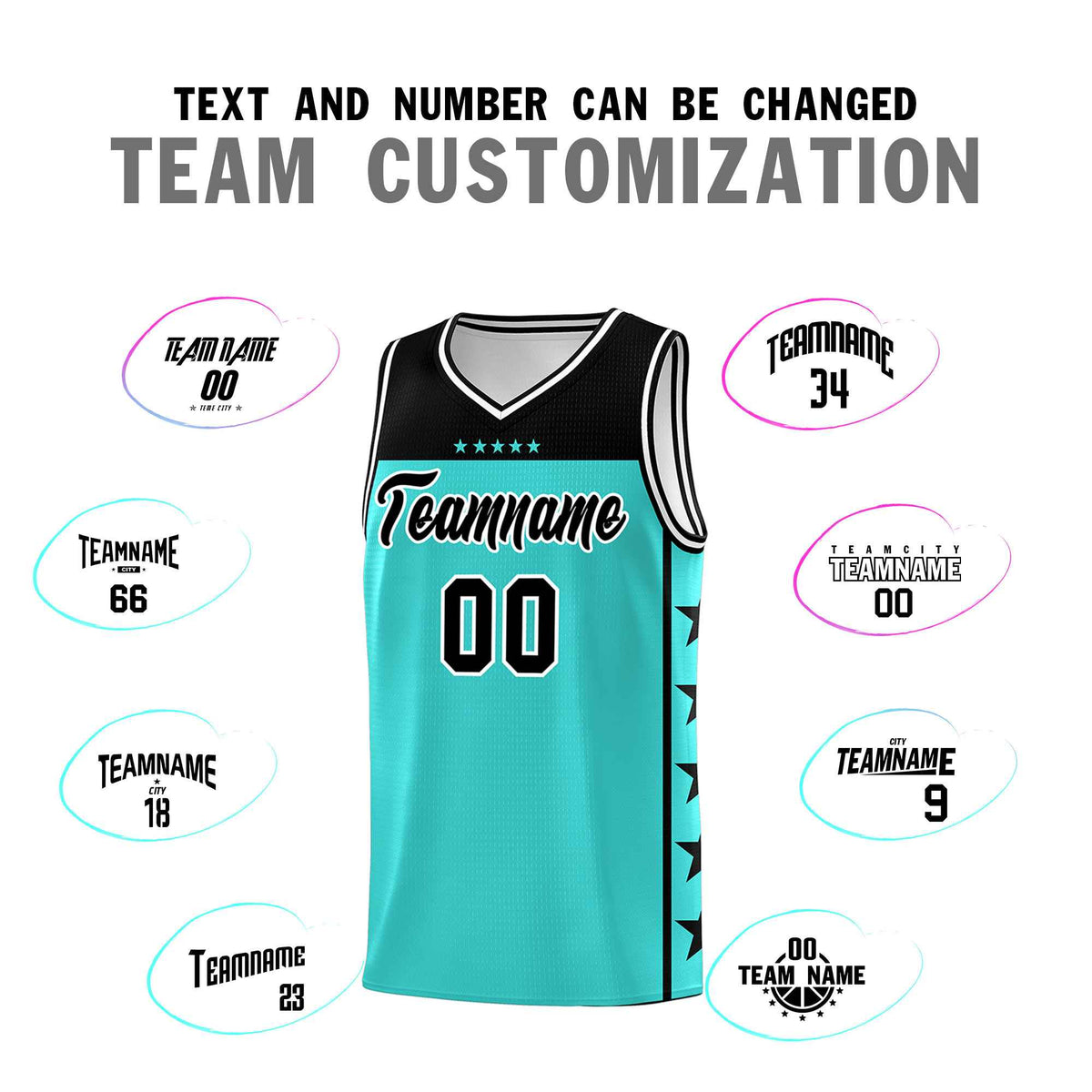 Custom Bright Green Black Color Block Sets Sports Uniform Basketball Jersey