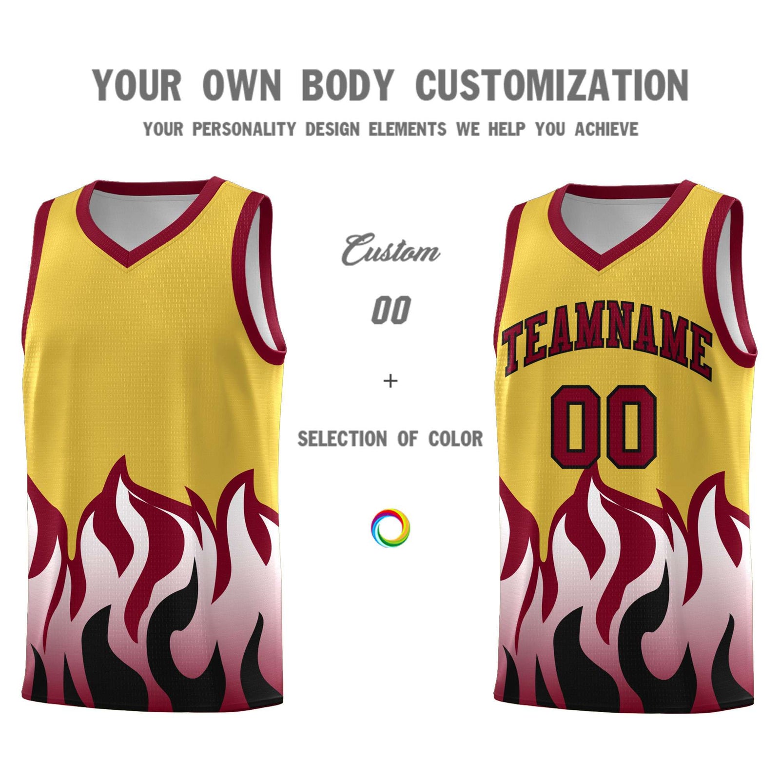 Custom Purple Crimson Hem Flame Pattern Fashion Sports Uniform Basketball Kits