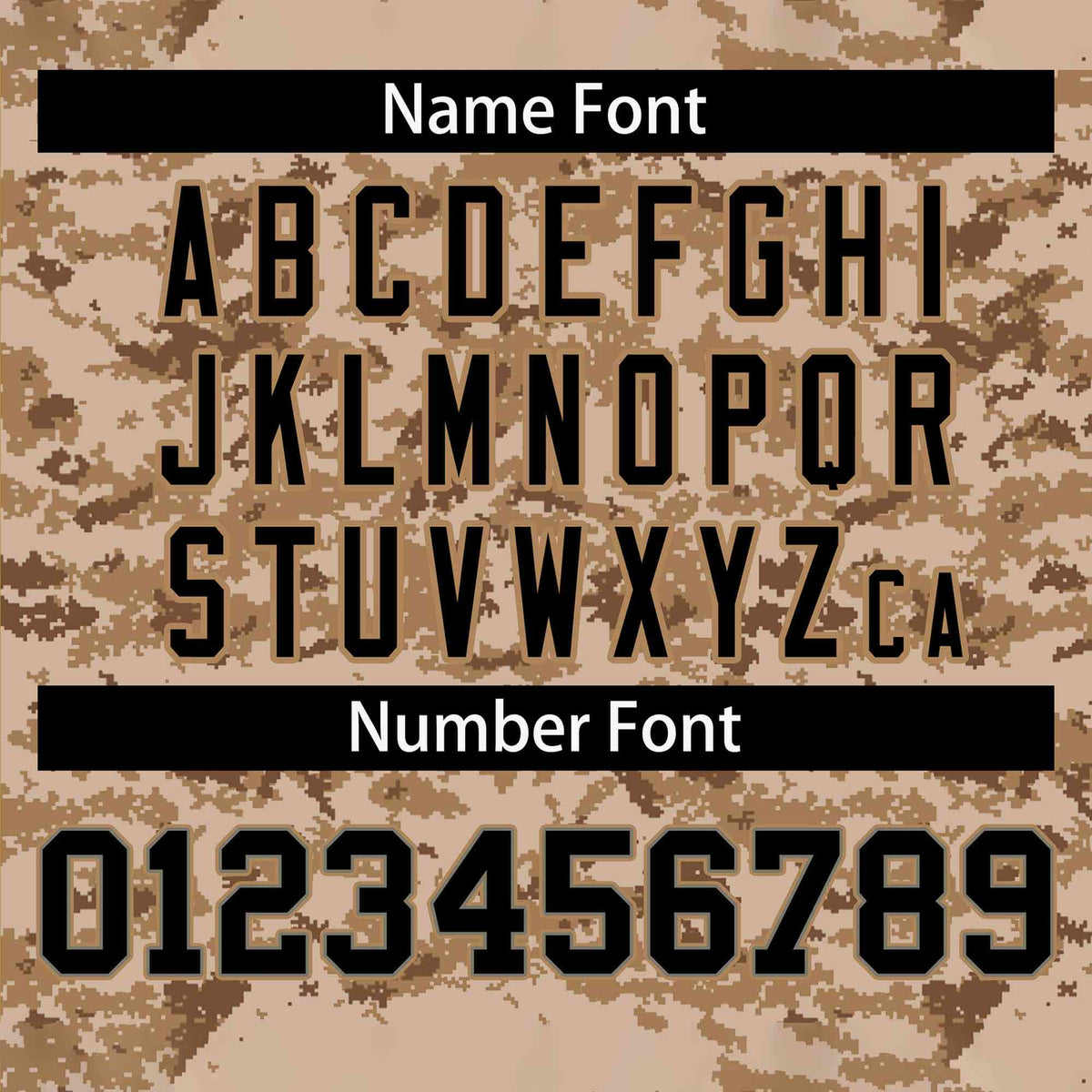 Custom Camo Black Old-Gold Authentic Baseball Jersey