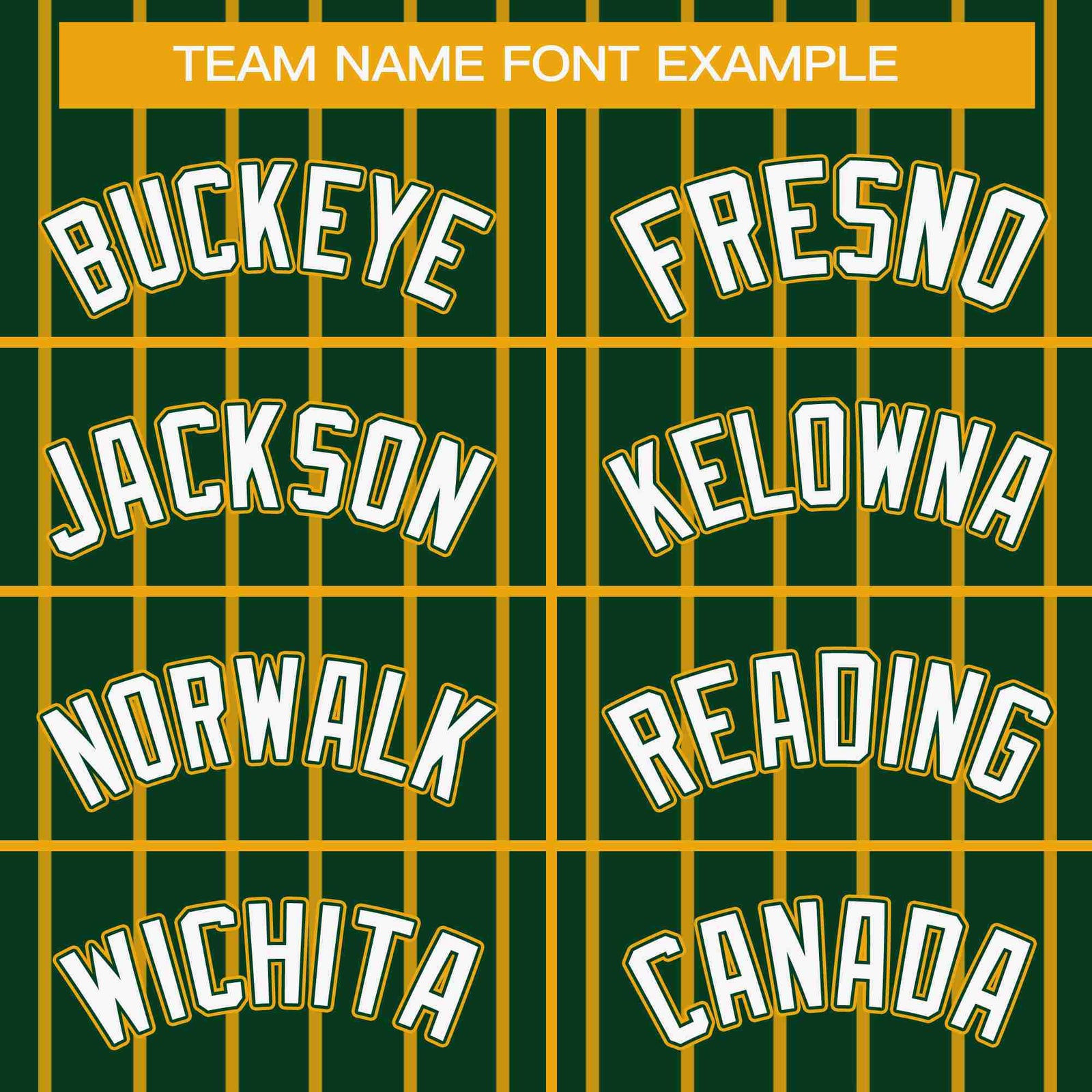 Custom Green Gold Stripe Fashion Design Full Button Authentic Baseball Jersey