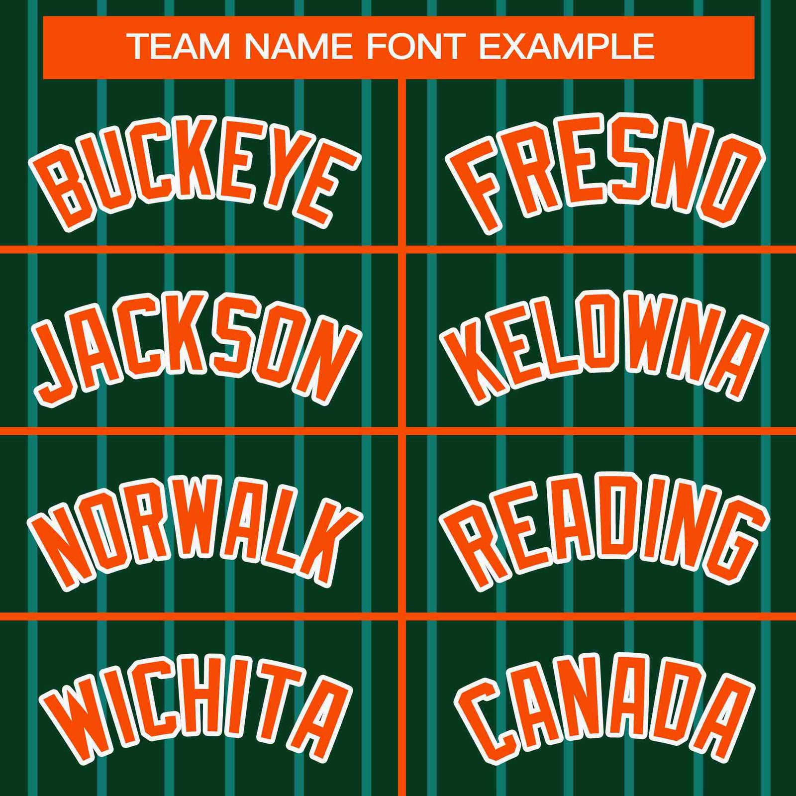 Custom Green Orange Stripe Fashion Design Full Button Authentic Baseball Jersey