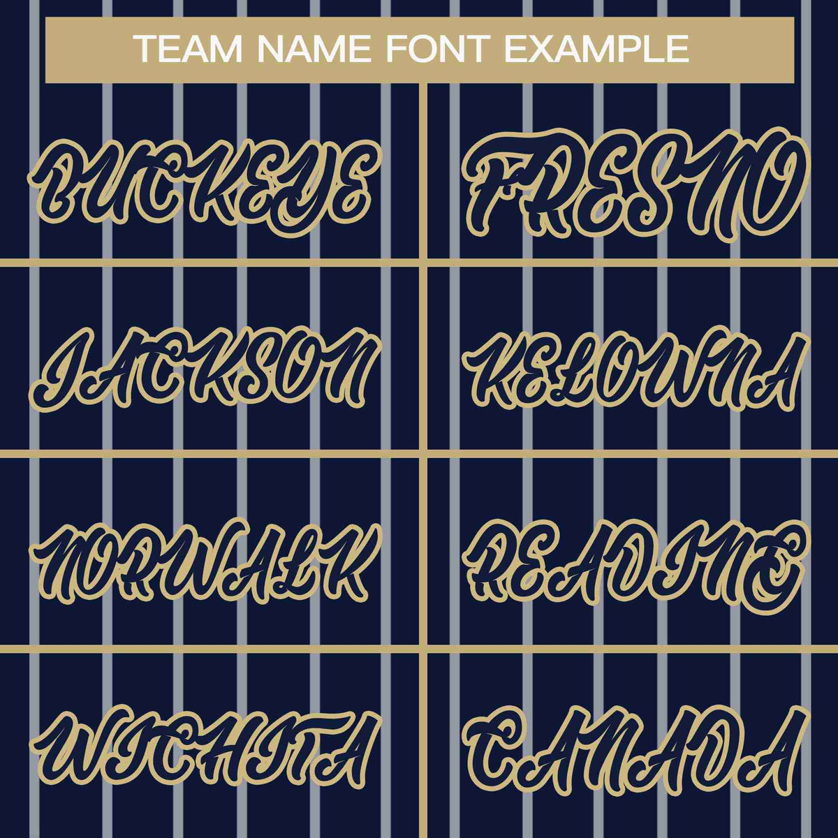 Custom Navy Cream-Light Gray Stripe Fashion Design Full Button Authentic Baseball Jersey
